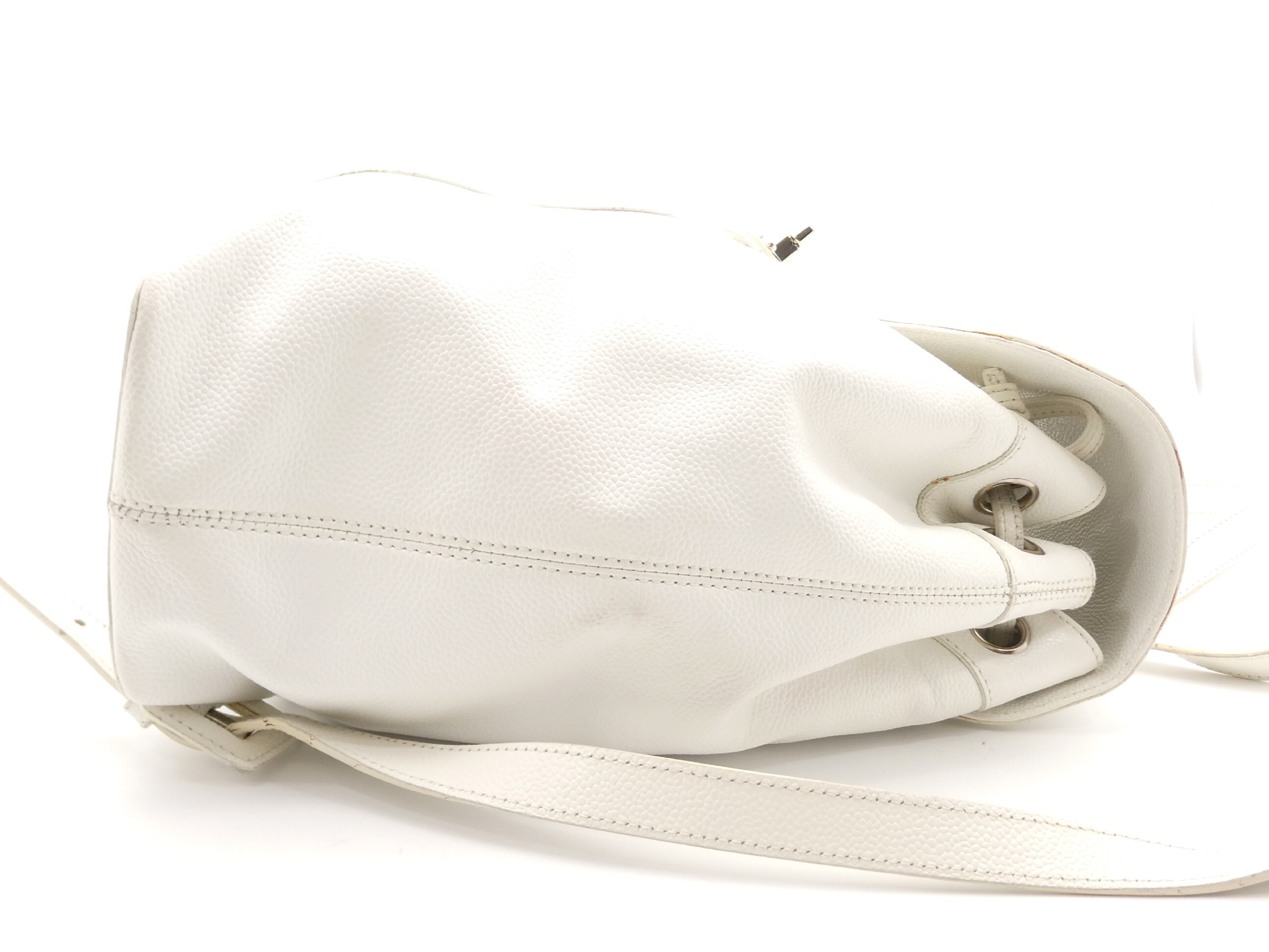 Caviar Skin Coco Mark Turnlock Backpack — view 4