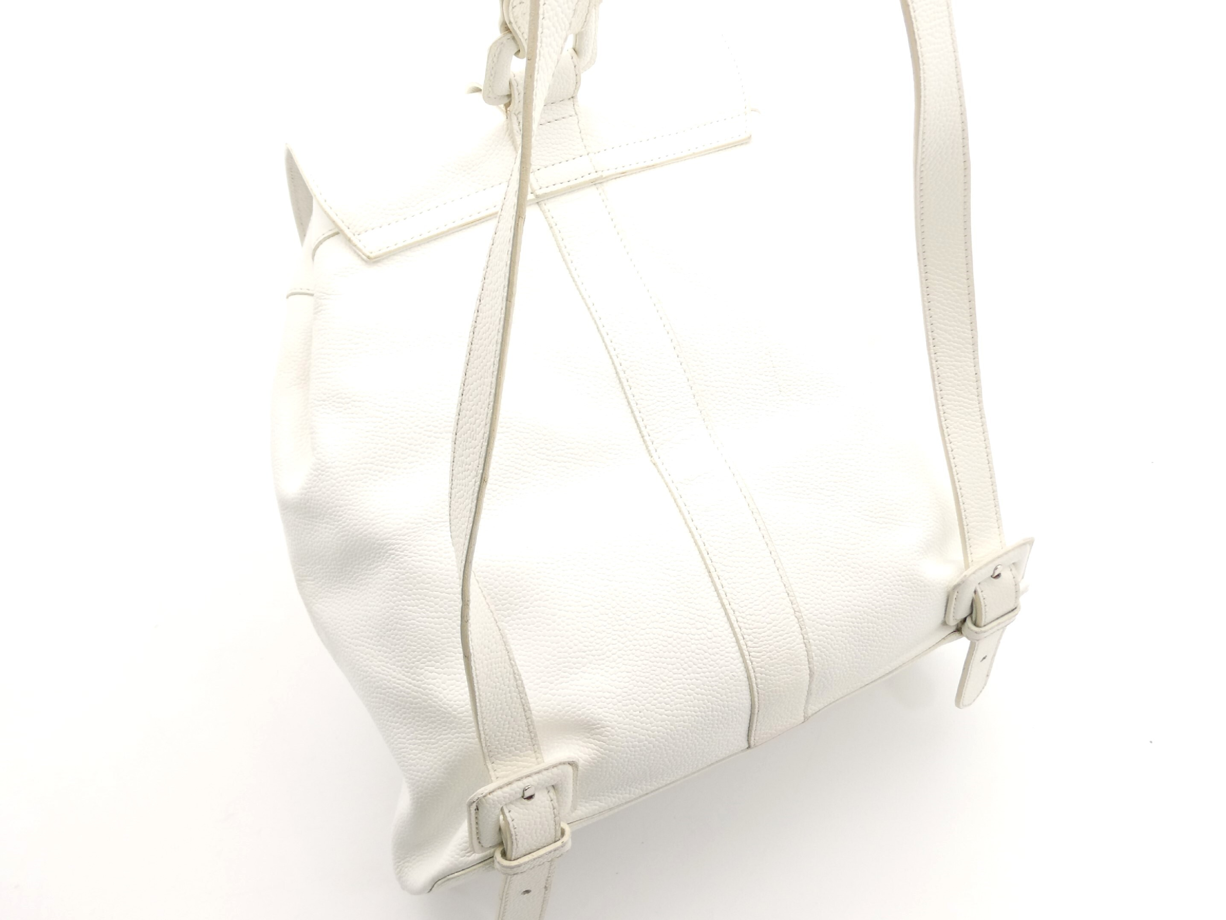 Caviar Skin Coco Mark Turnlock Backpack — view 6