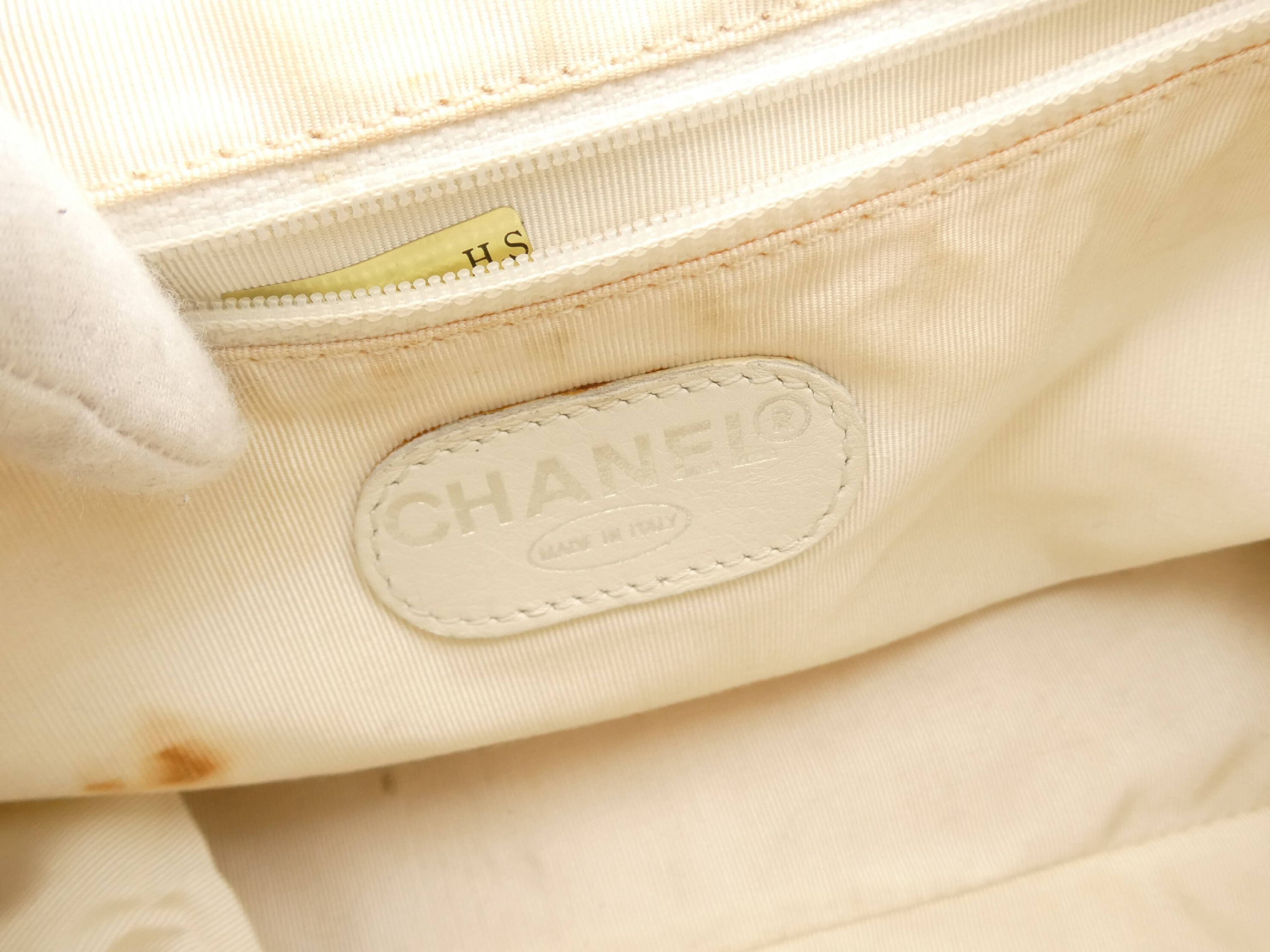 Caviar Skin Coco Mark Turnlock Backpack — view 8