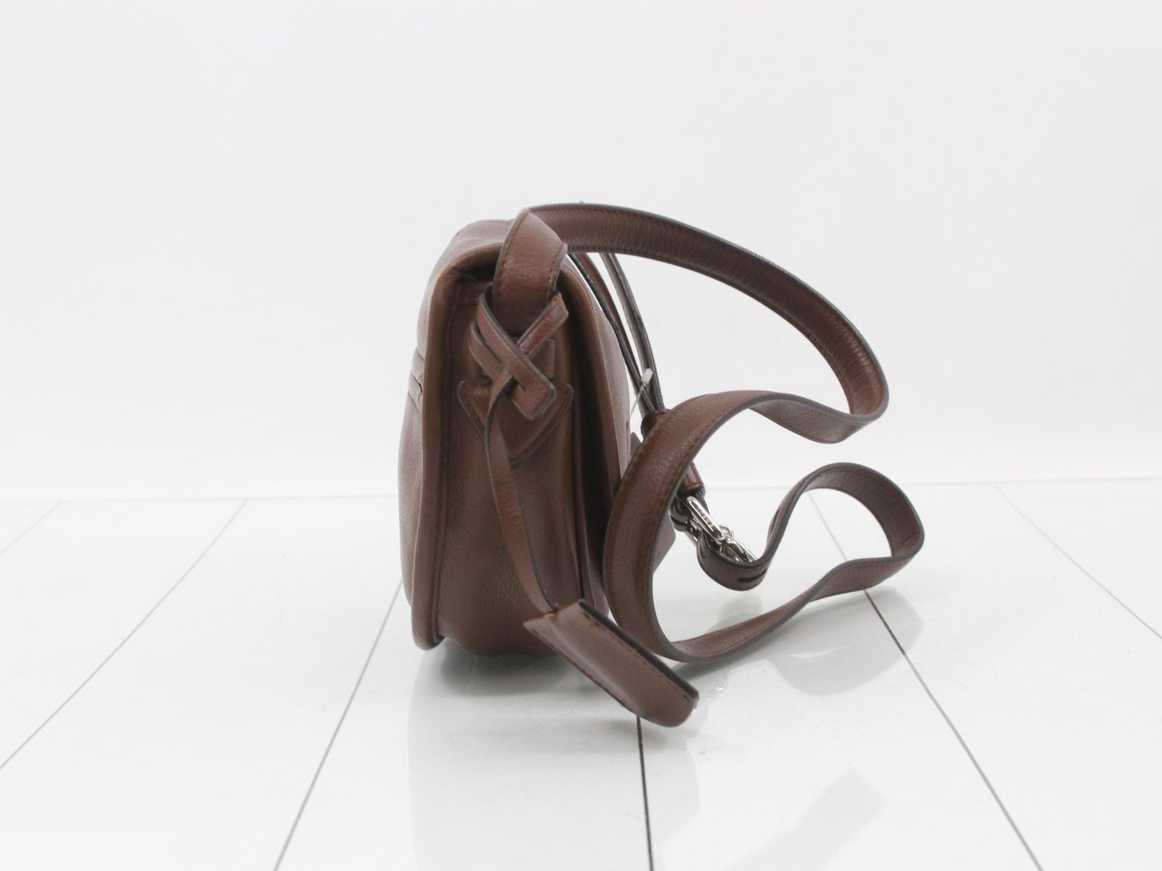 Heritage dark brown cloth bag — view 4