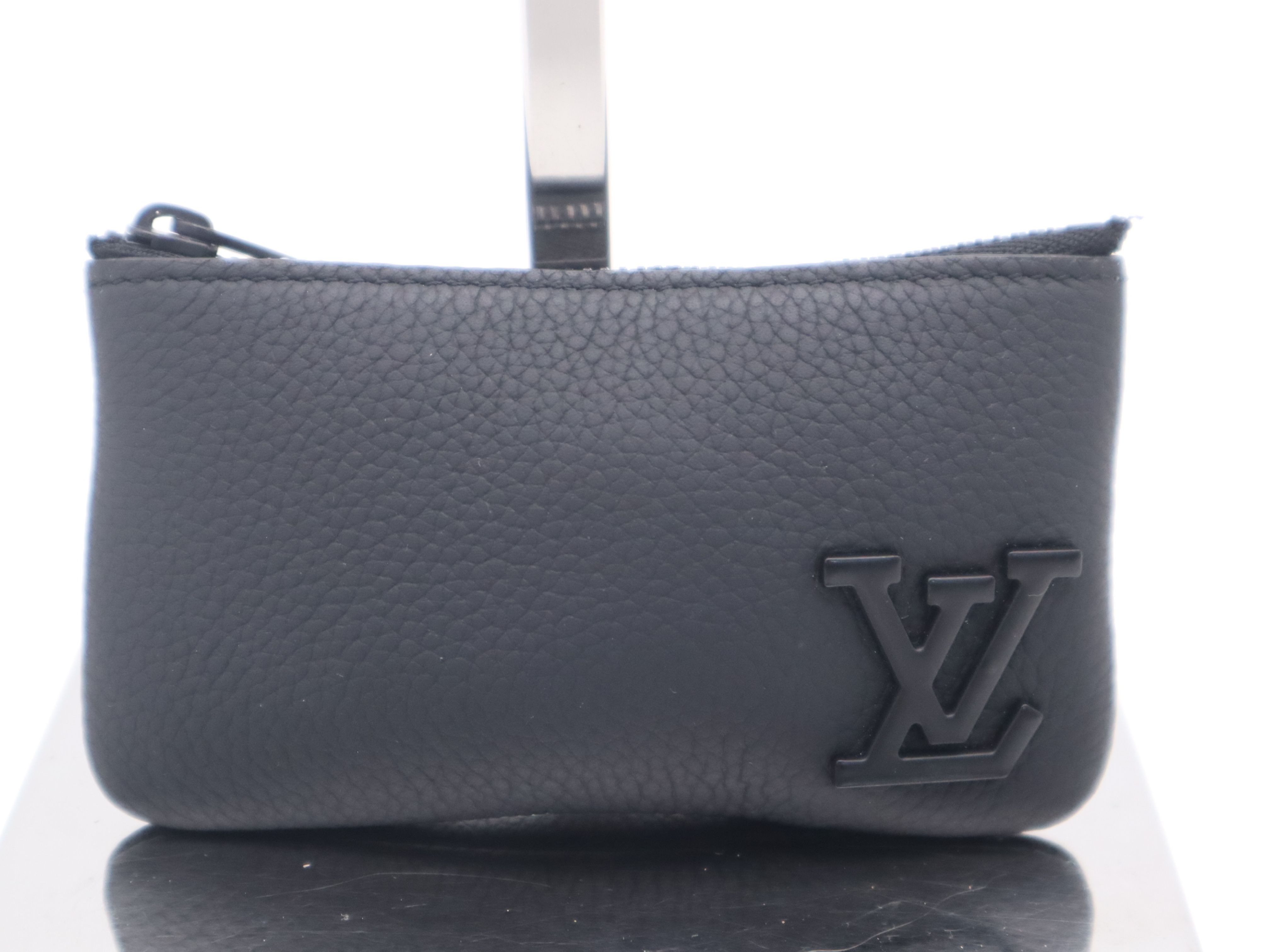 LV Aerogram Pochette Clé Noir Coin Case