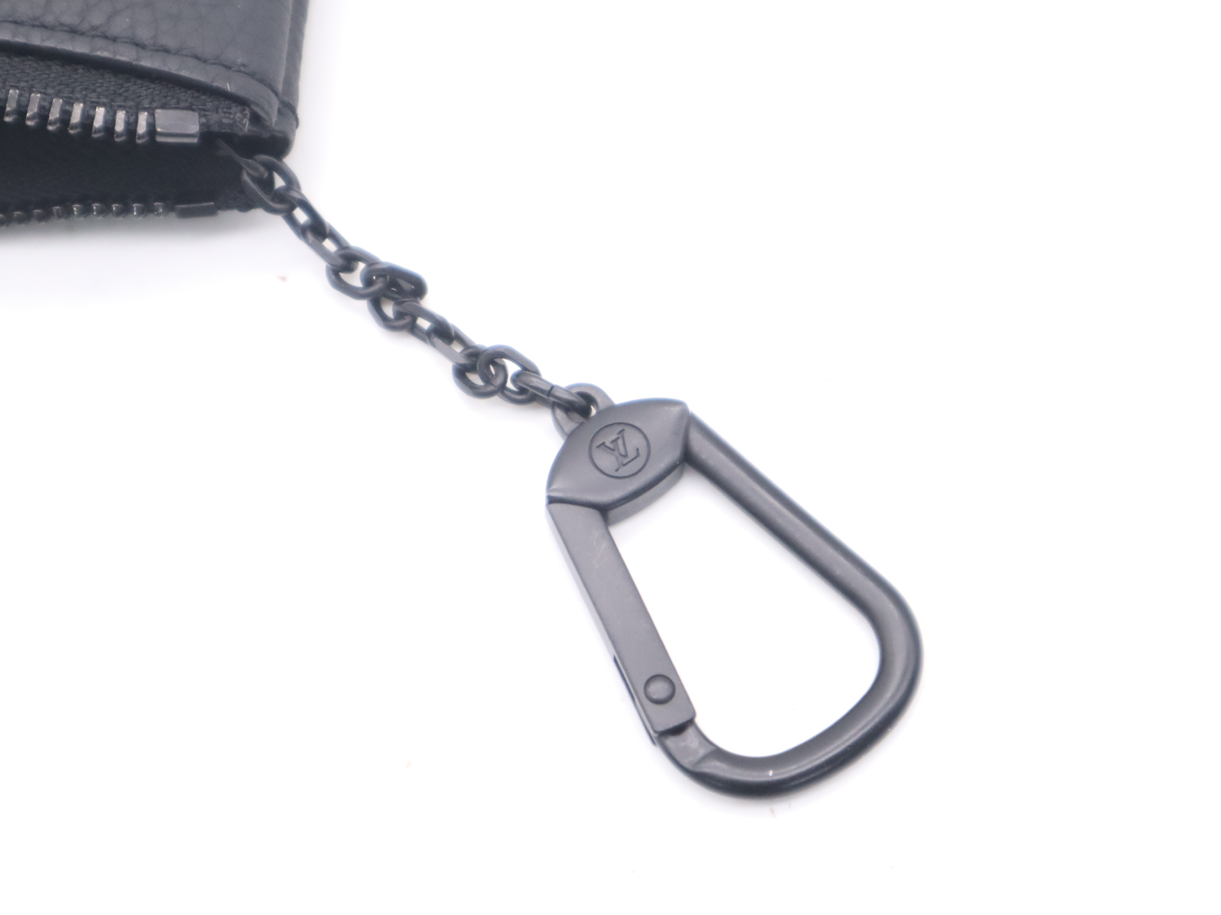 LV Aerogram Pochette Clé Noir Coin Case — view 9