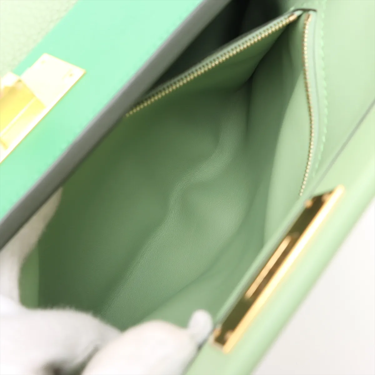 [Individually wrapped] Hermes Sac Van Quatre 24/24 29 Togo x Vaux Swift Veil Cricket x Bamboo Gold hardware Y:2020 — view 9