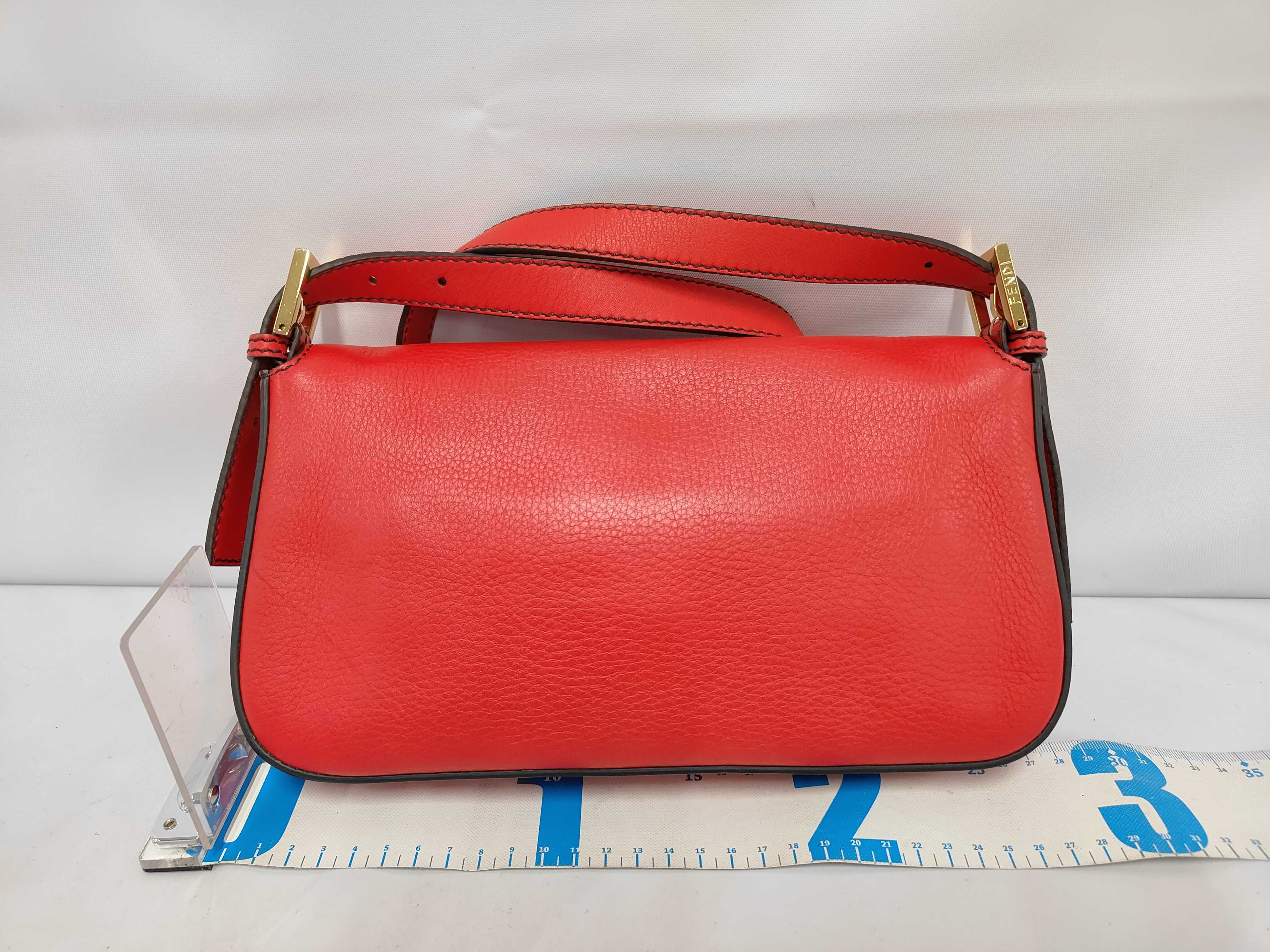 Mamma Bucket Leather 2-way Red Shoulder Bag — view 2