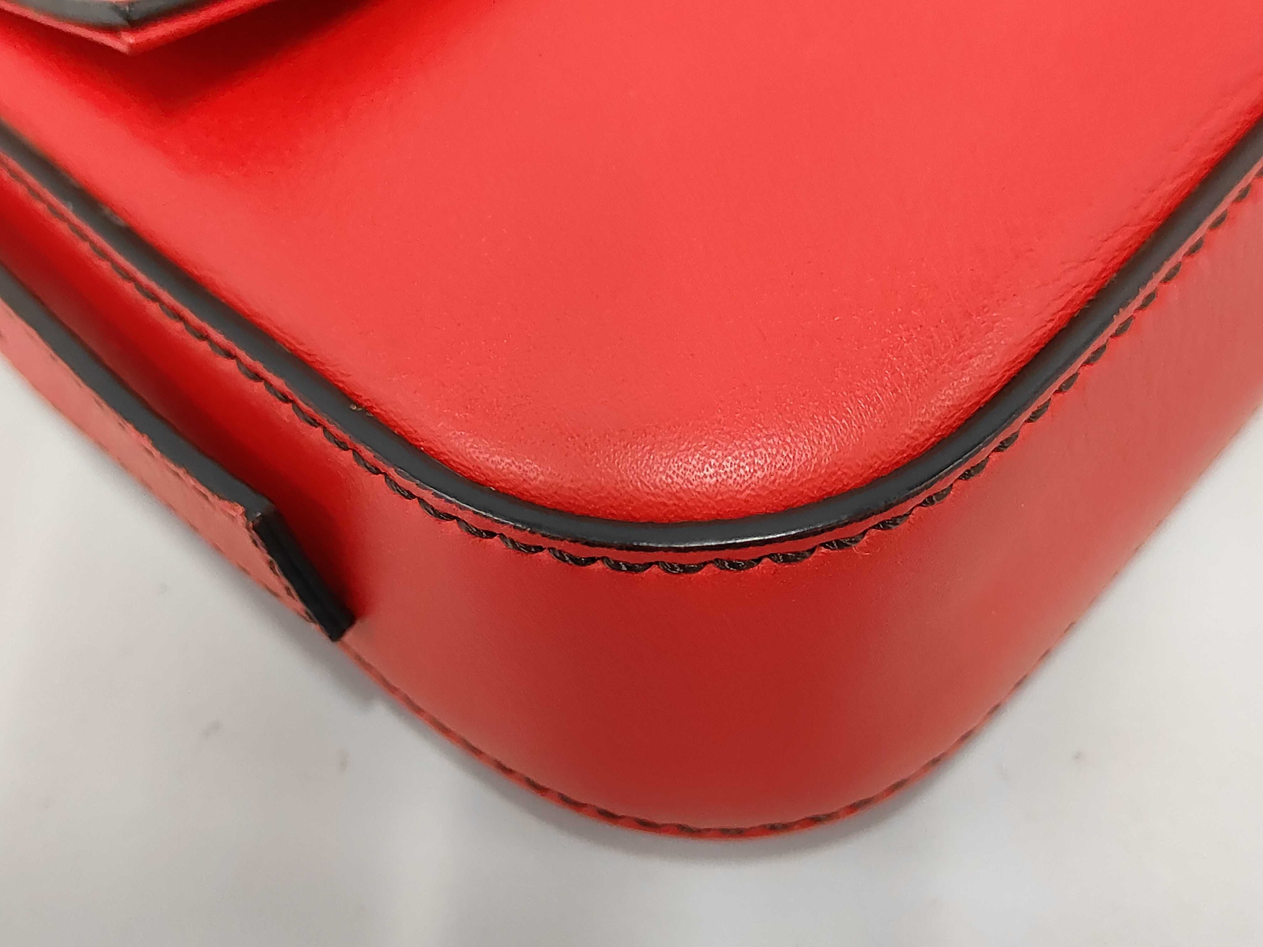 Mamma Bucket Leather 2-way Red Shoulder Bag — view 4