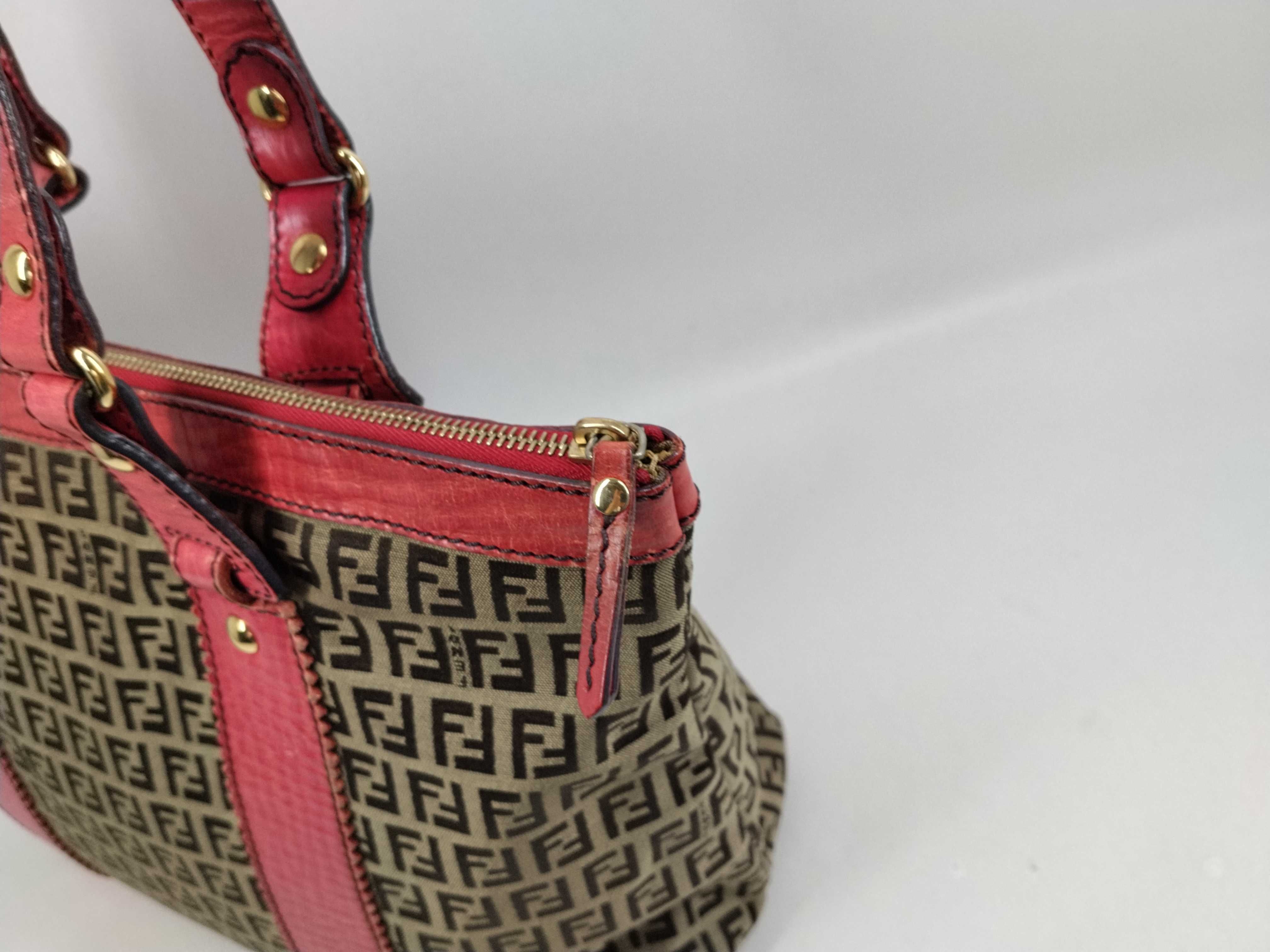 tote bag, Zucchino leather canvas tote bag — view 5