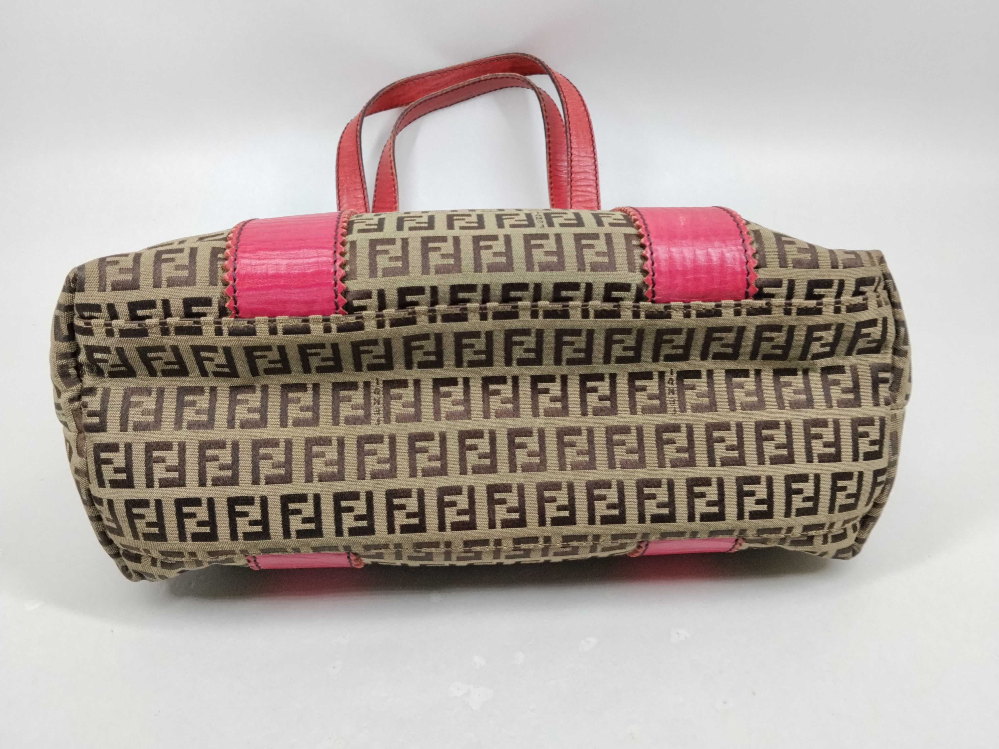 tote bag, Zucchino leather canvas tote bag — view 8