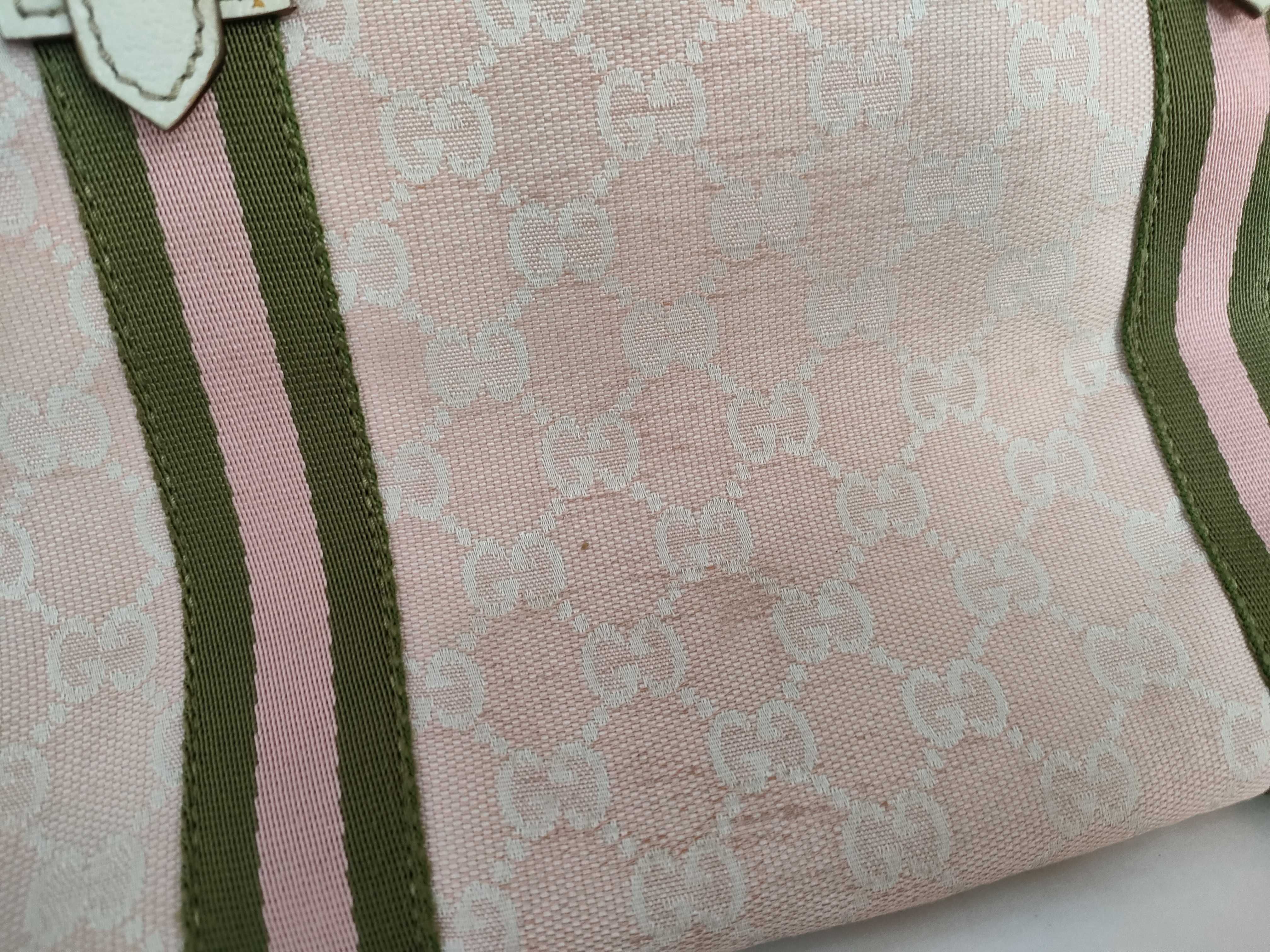 GG Canvas Tote Bag 137396 Pink — view 15