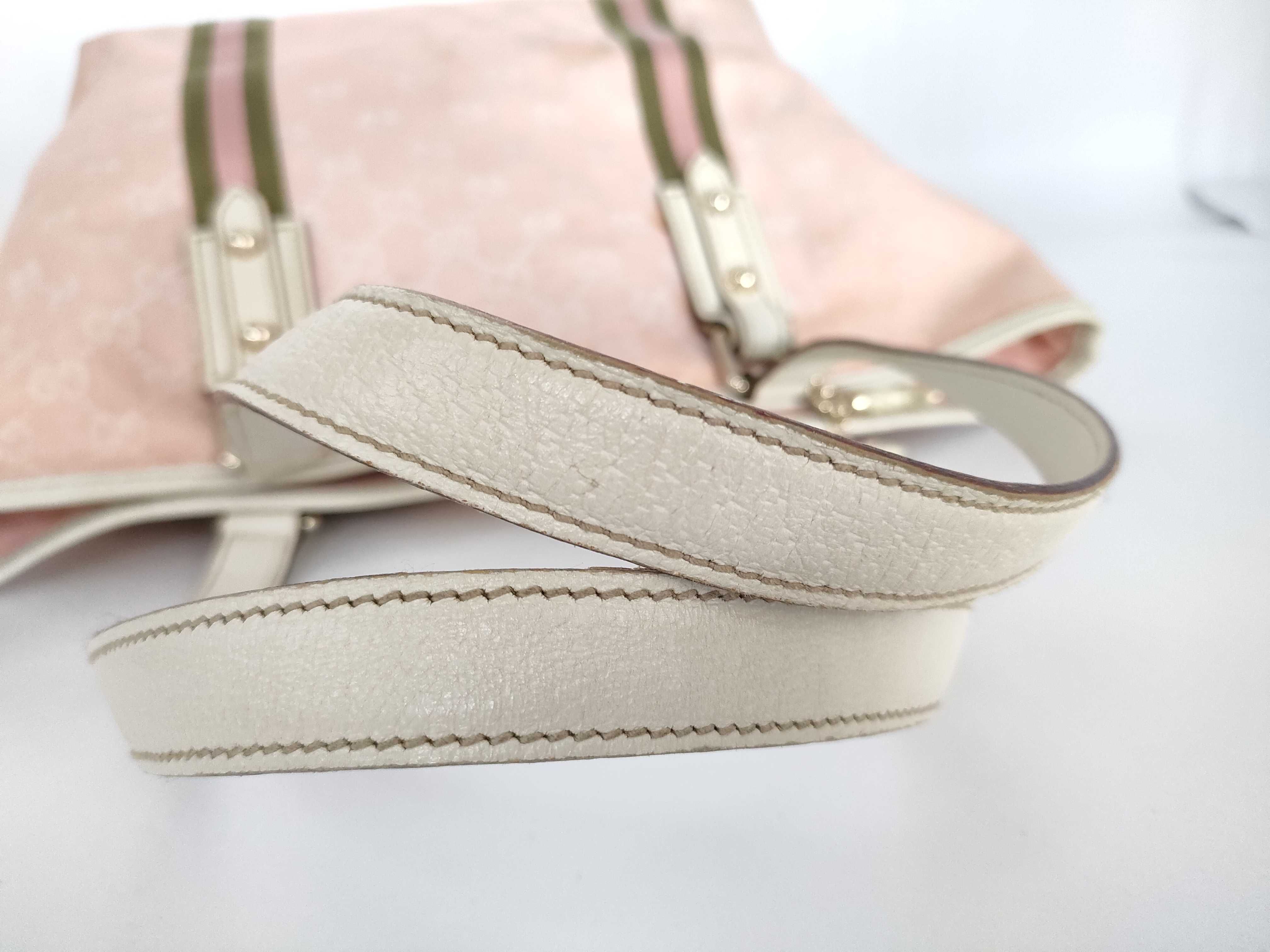 GG Canvas Tote Bag 137396 Pink — view 4