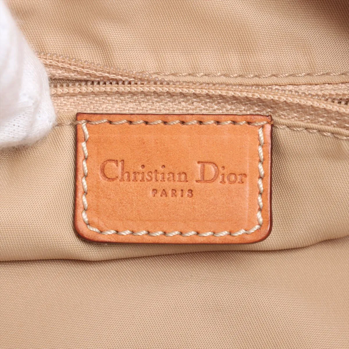 Trotter Street Chic Canvas x Leather Shoulder Bag Brown — view 9