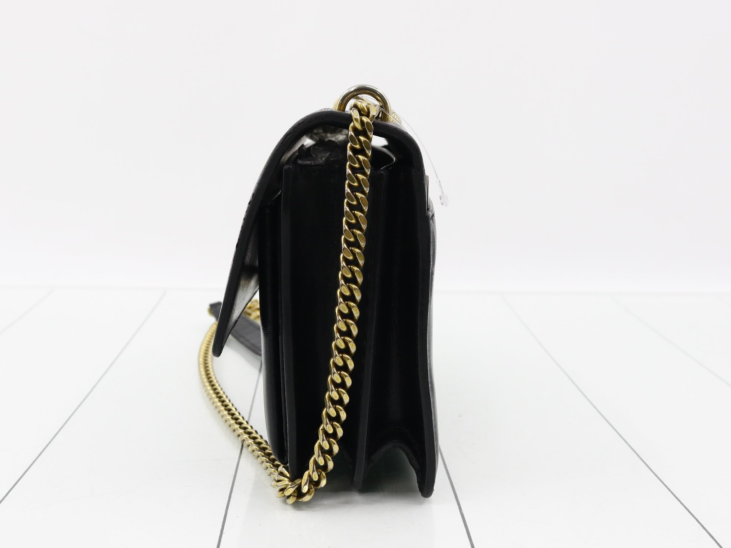 Sunset Leather Chain Shoulder Bag — view 3