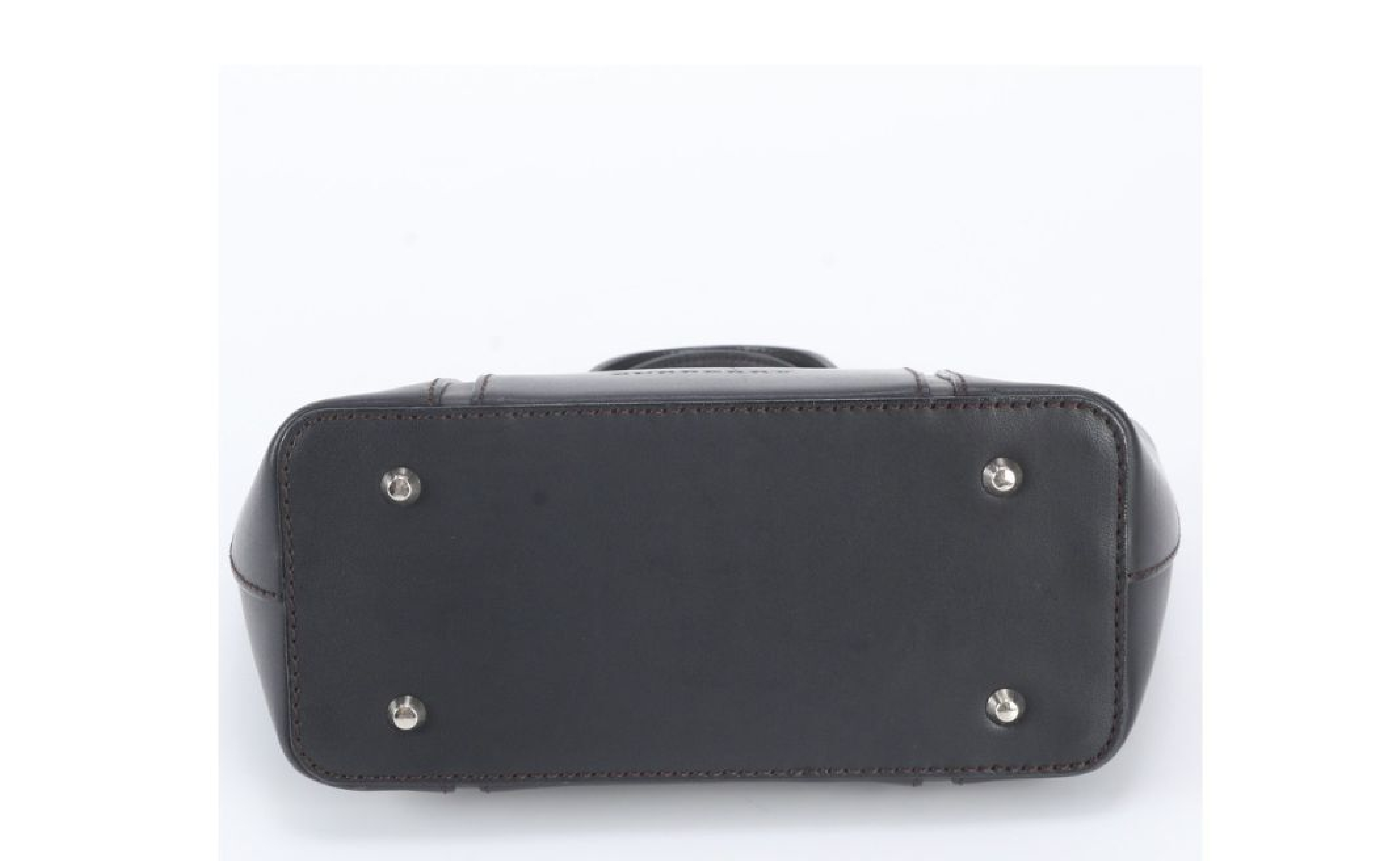 Nova Check Leather Handbag with Check Interior — view 5