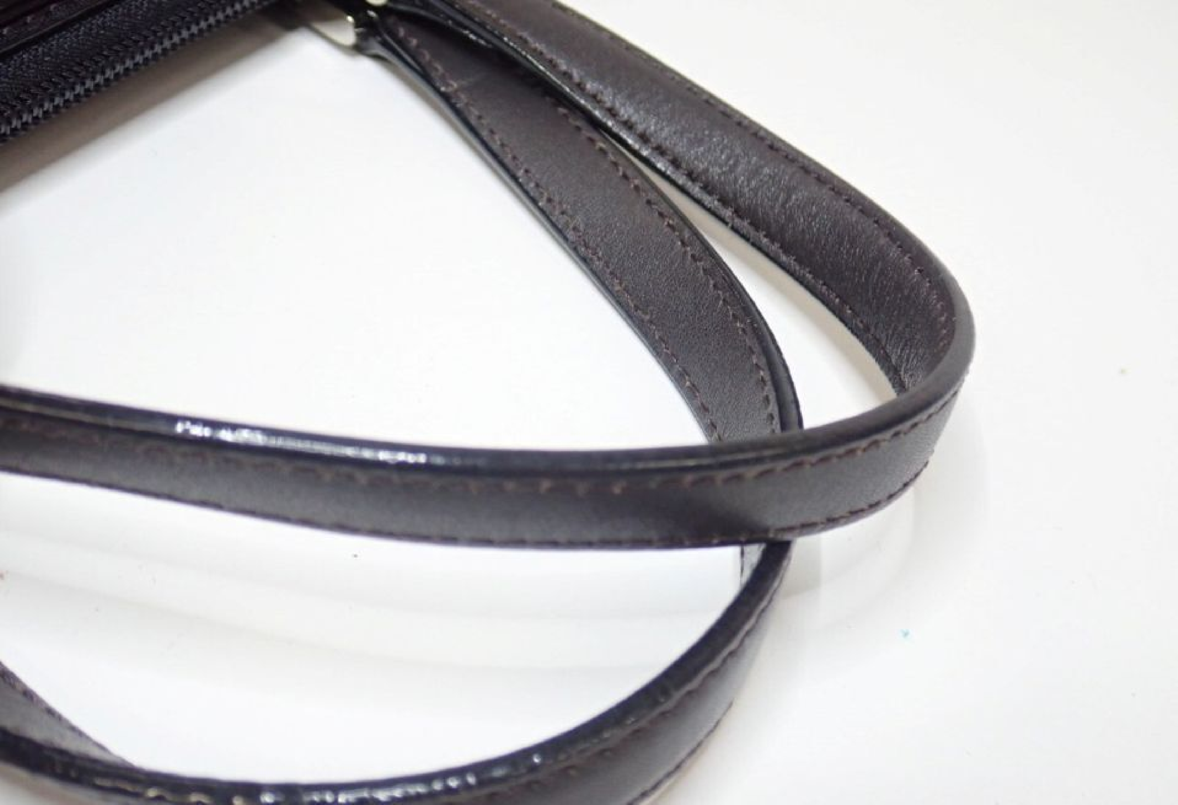 Nova Check Leather Handbag with Check Interior — view 8