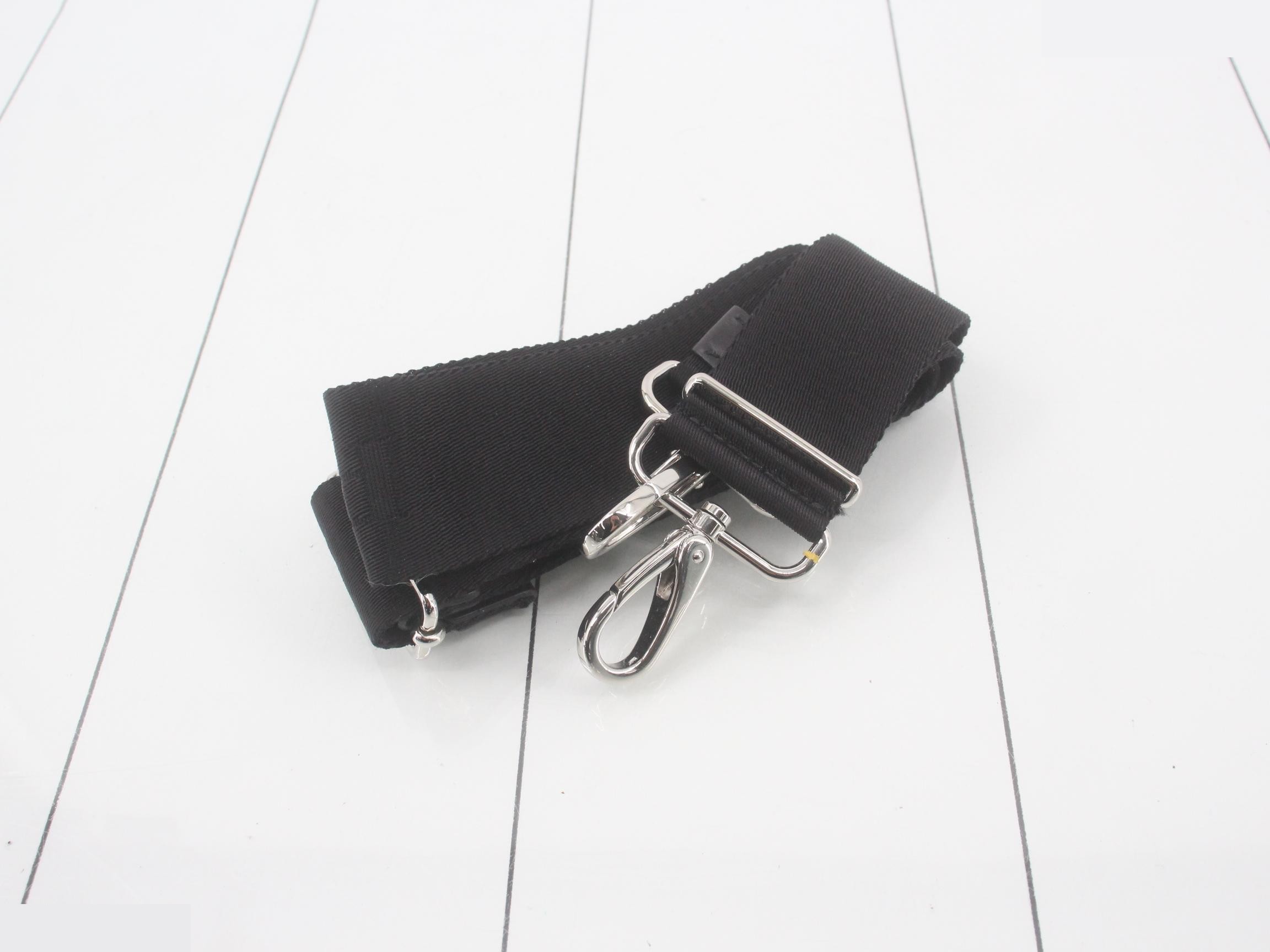 Denim logo handbag with pouch — view 7