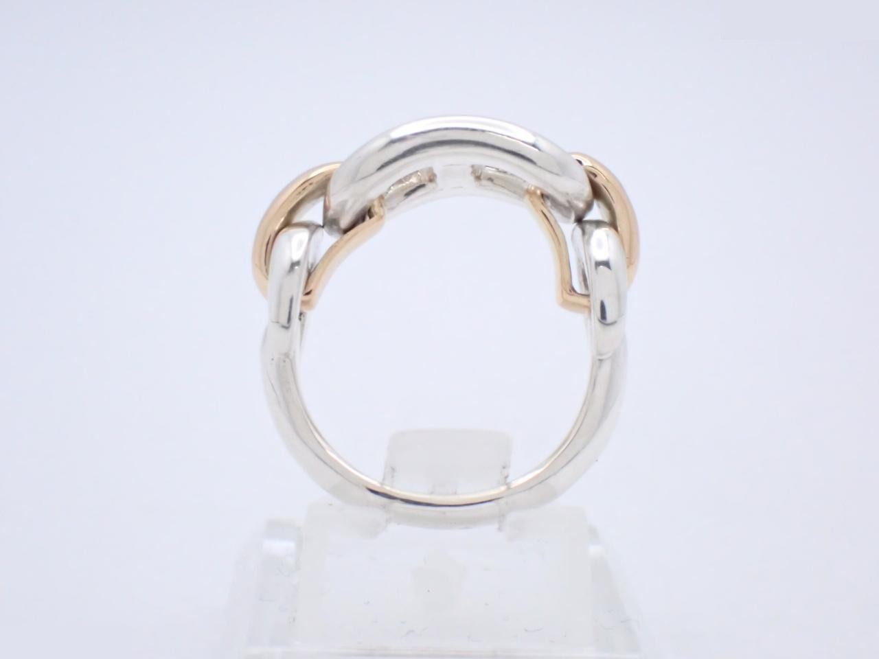 Chaine d'Ancre ring, 925/750, stamped 55, actual size #11, 7.8g — view 3
