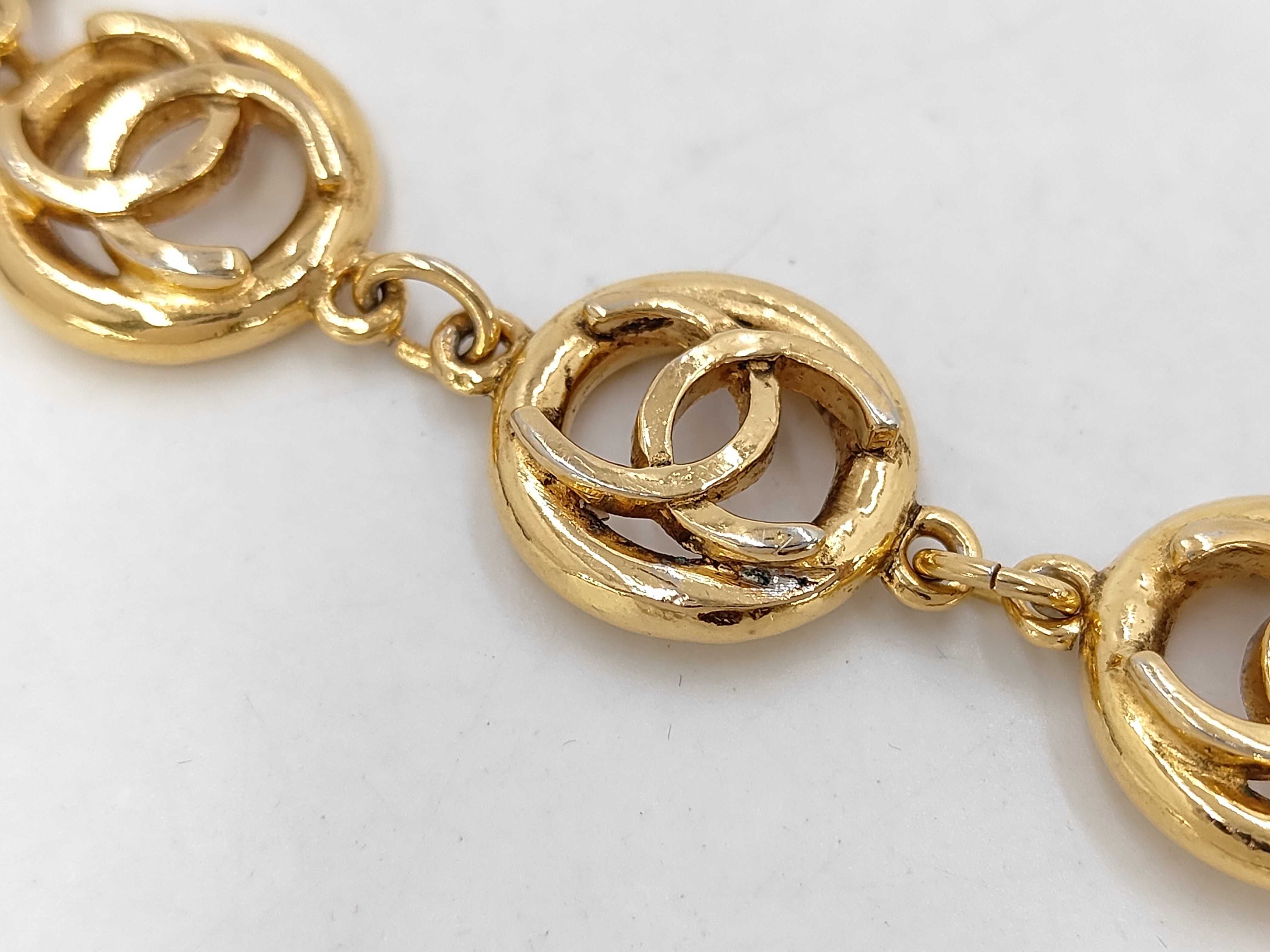 Coco Mark 6P Round GP Gold Vintage Bracelet/Bangle — view 4