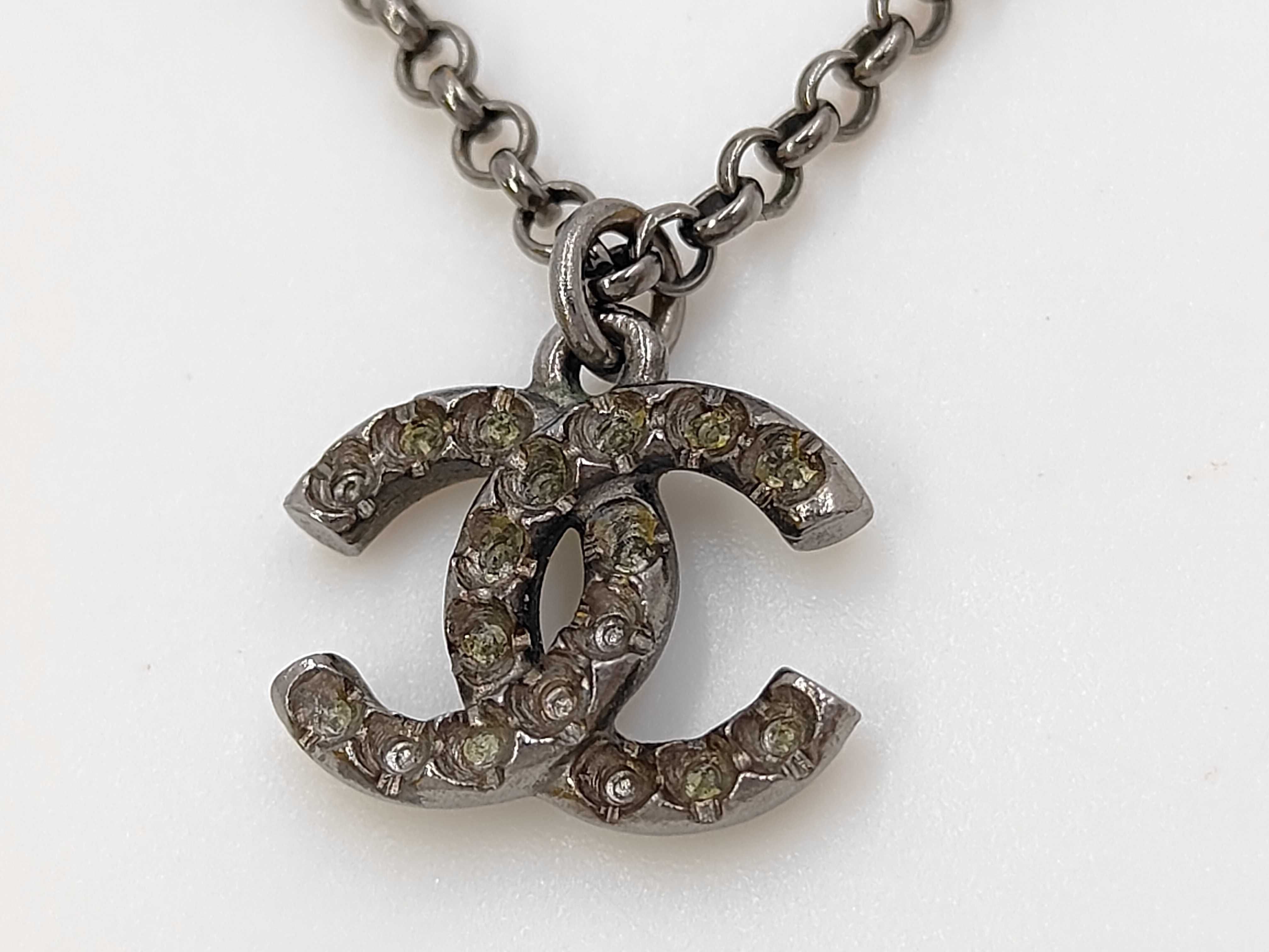 Necklace Coco Mark Gunmetal 17K Pearl Necklace — view 2