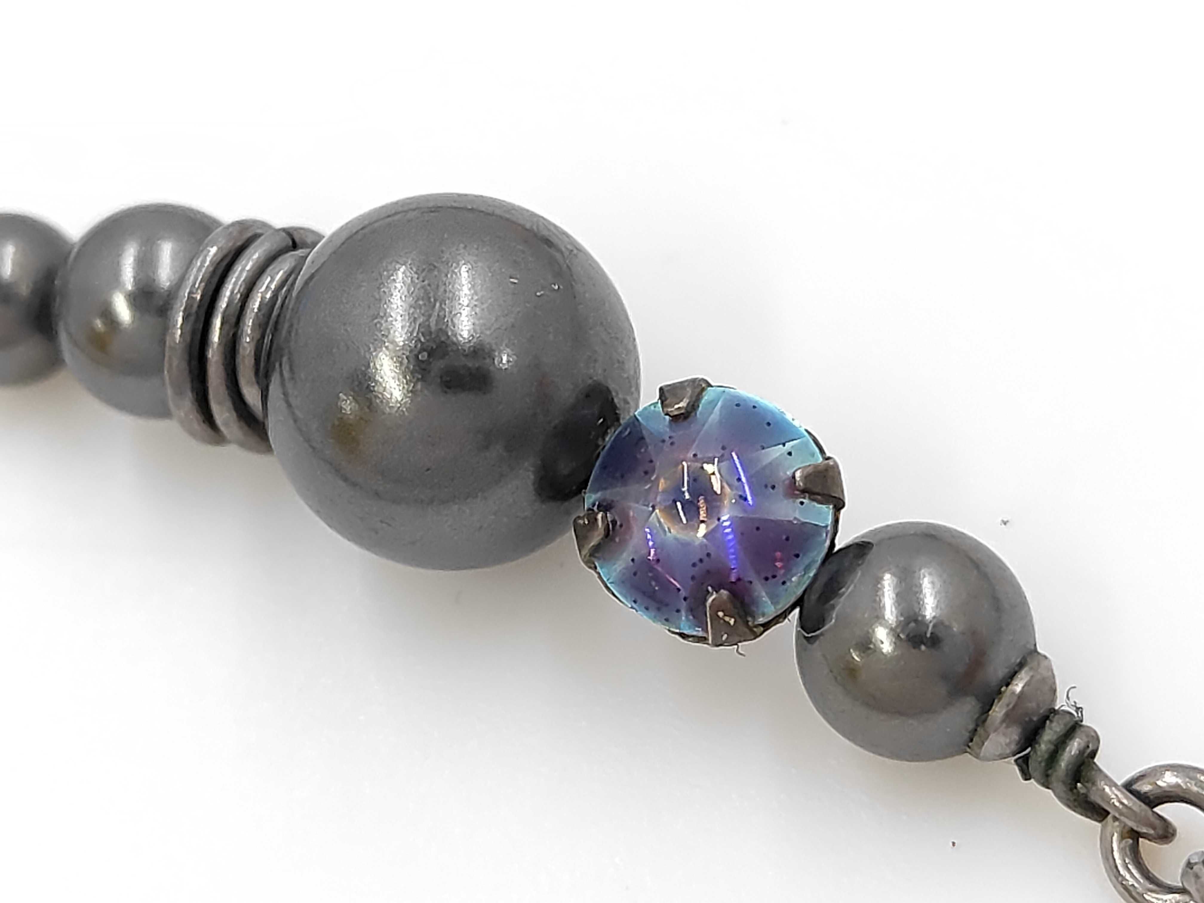 Necklace Coco Mark Gunmetal 17K Pearl Necklace — view 5