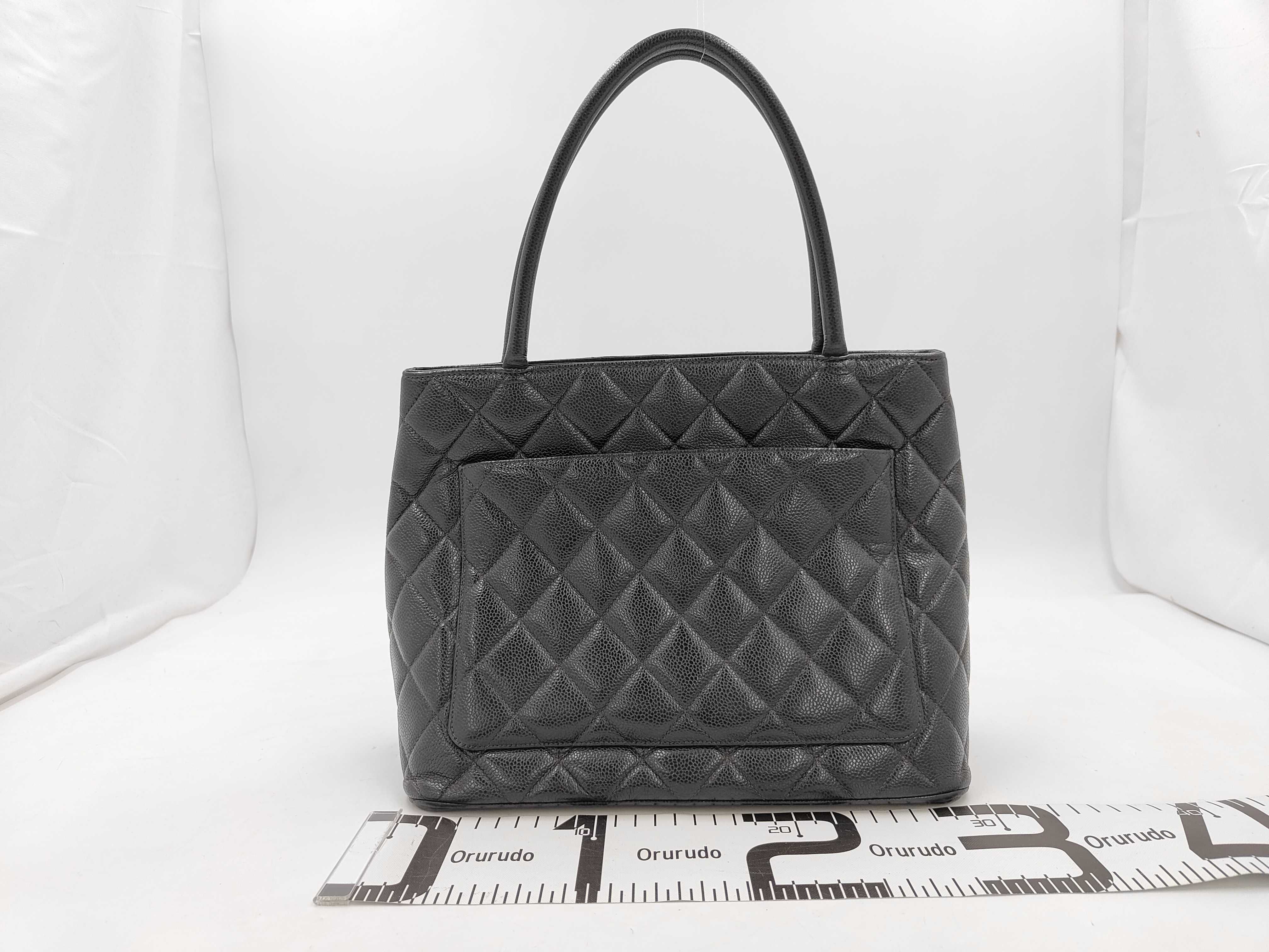 Caviar Skin Reissue Tote Bag, Black, Series 6 Tote Bag — view 2