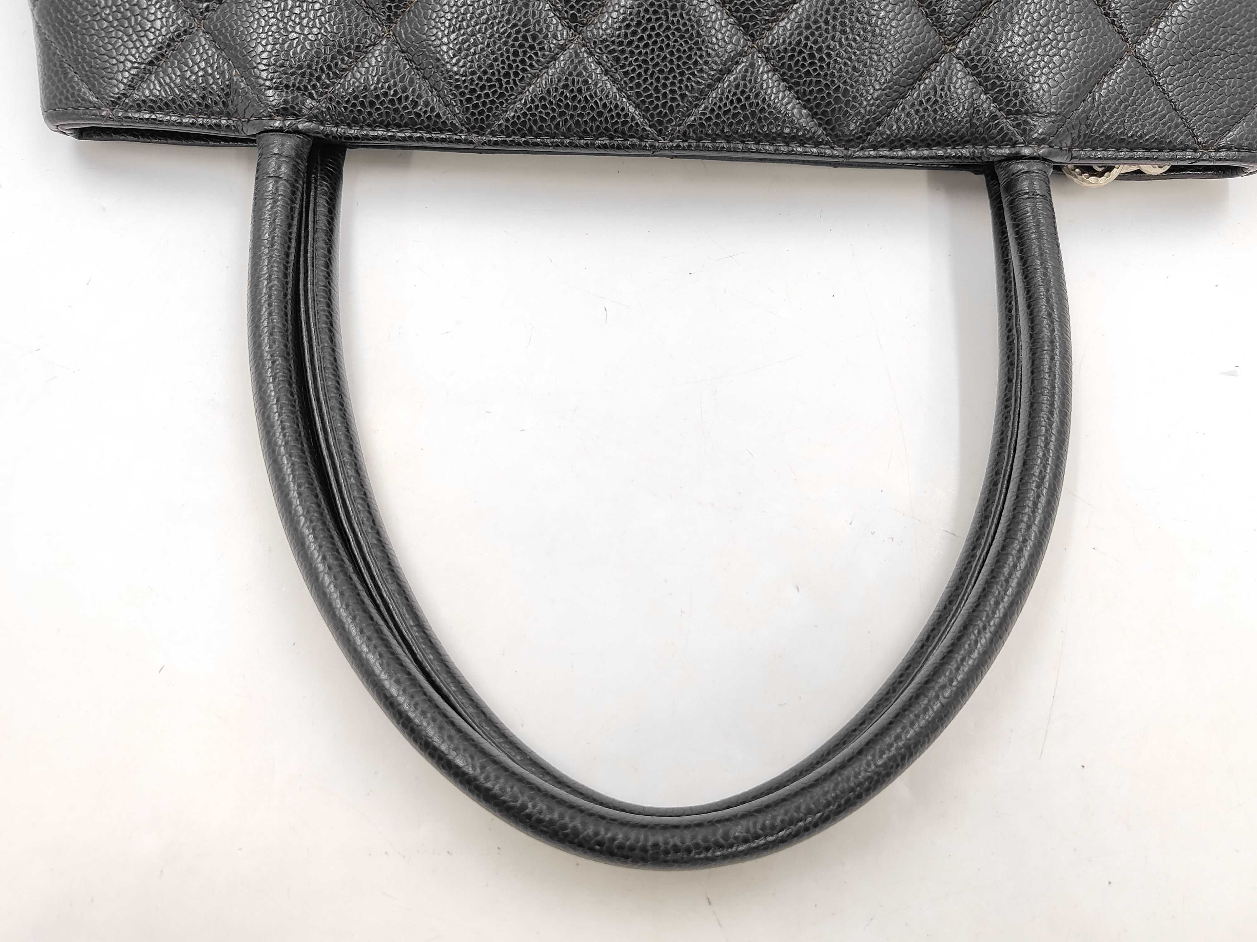 Caviar Skin Reissue Tote Bag, Black, Series 6 Tote Bag — view 4