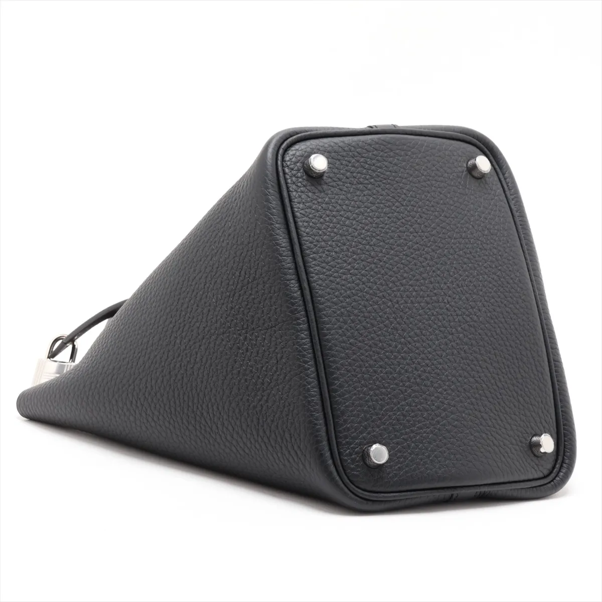 [Individually packaged] Hermes Picotin Lock 18 PM Taurillon Clemence Black Silver Hardware K: 2025 — view 4