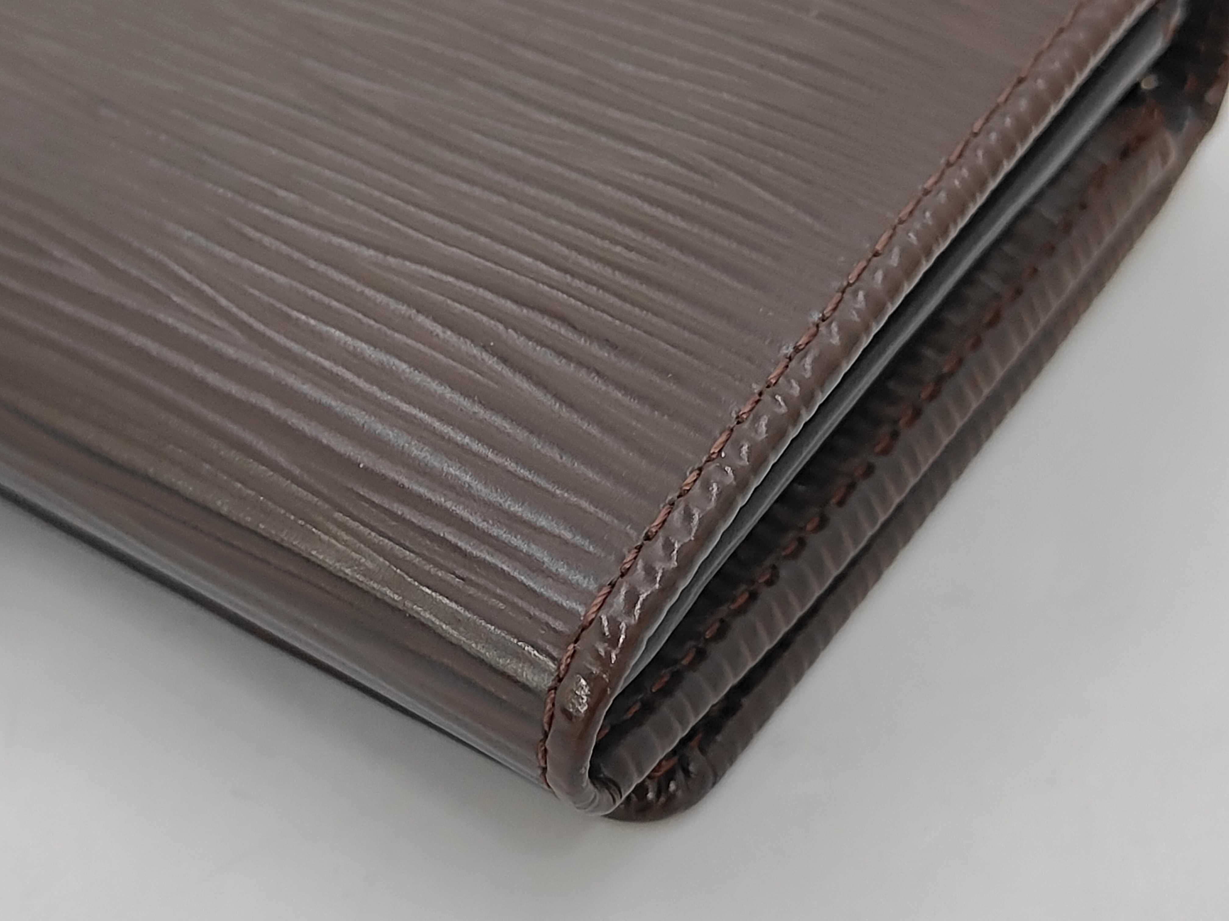 Epi Louis Vuitton Epi Portemonnaie Billet Trésor Mocha SR0033 Wallet — view 3