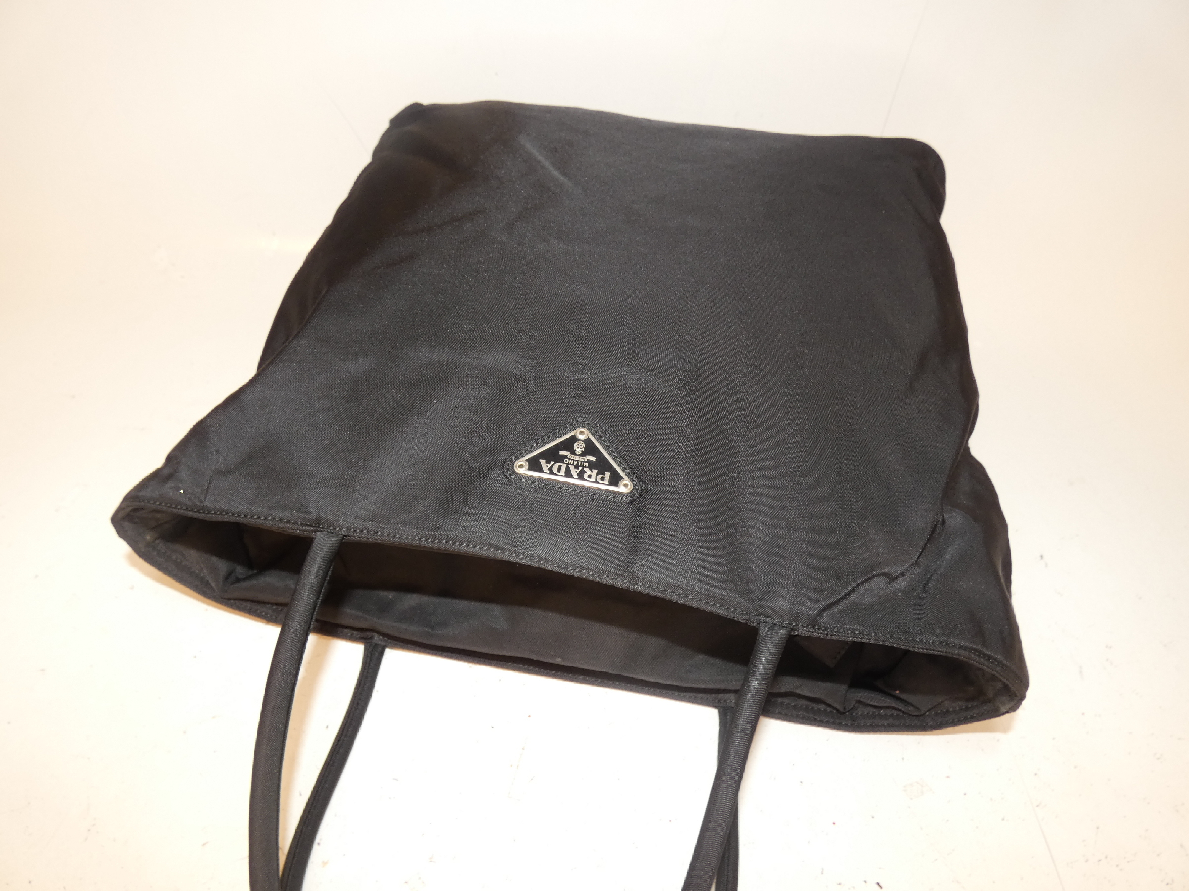 Nylon Black Tote Handbag — view 3