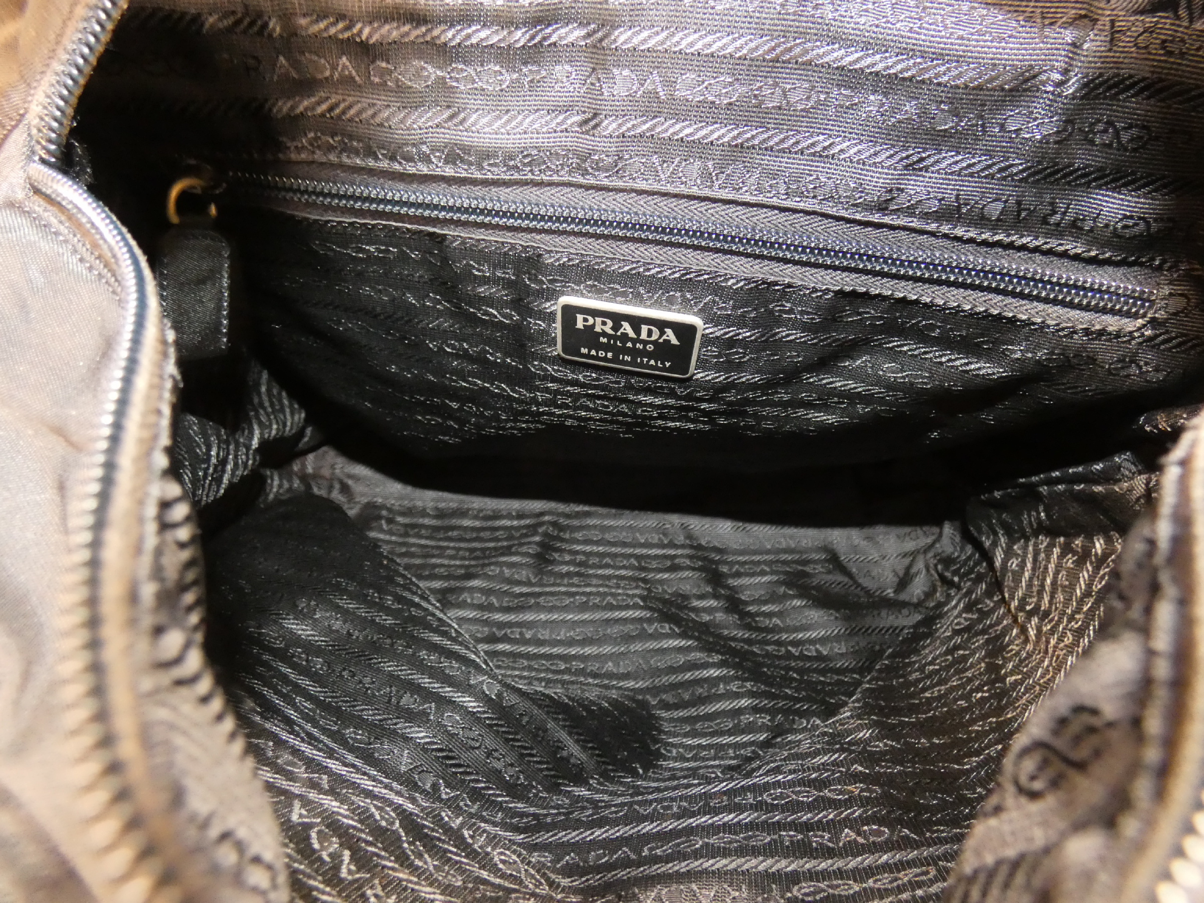 Nylon Black Tote Handbag — view 8