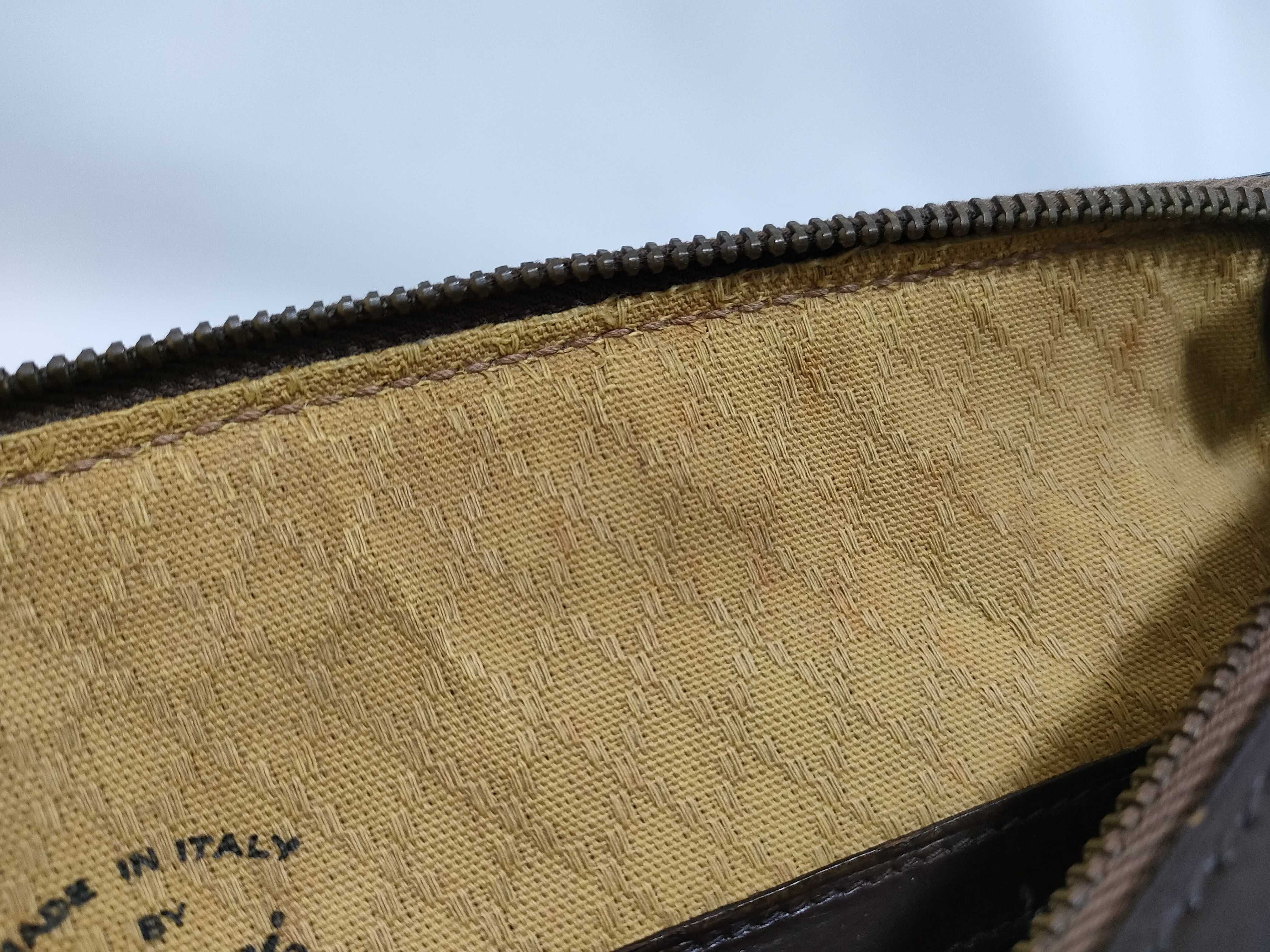 Suede Leather Business Bag Shoulder Bag — view 14
