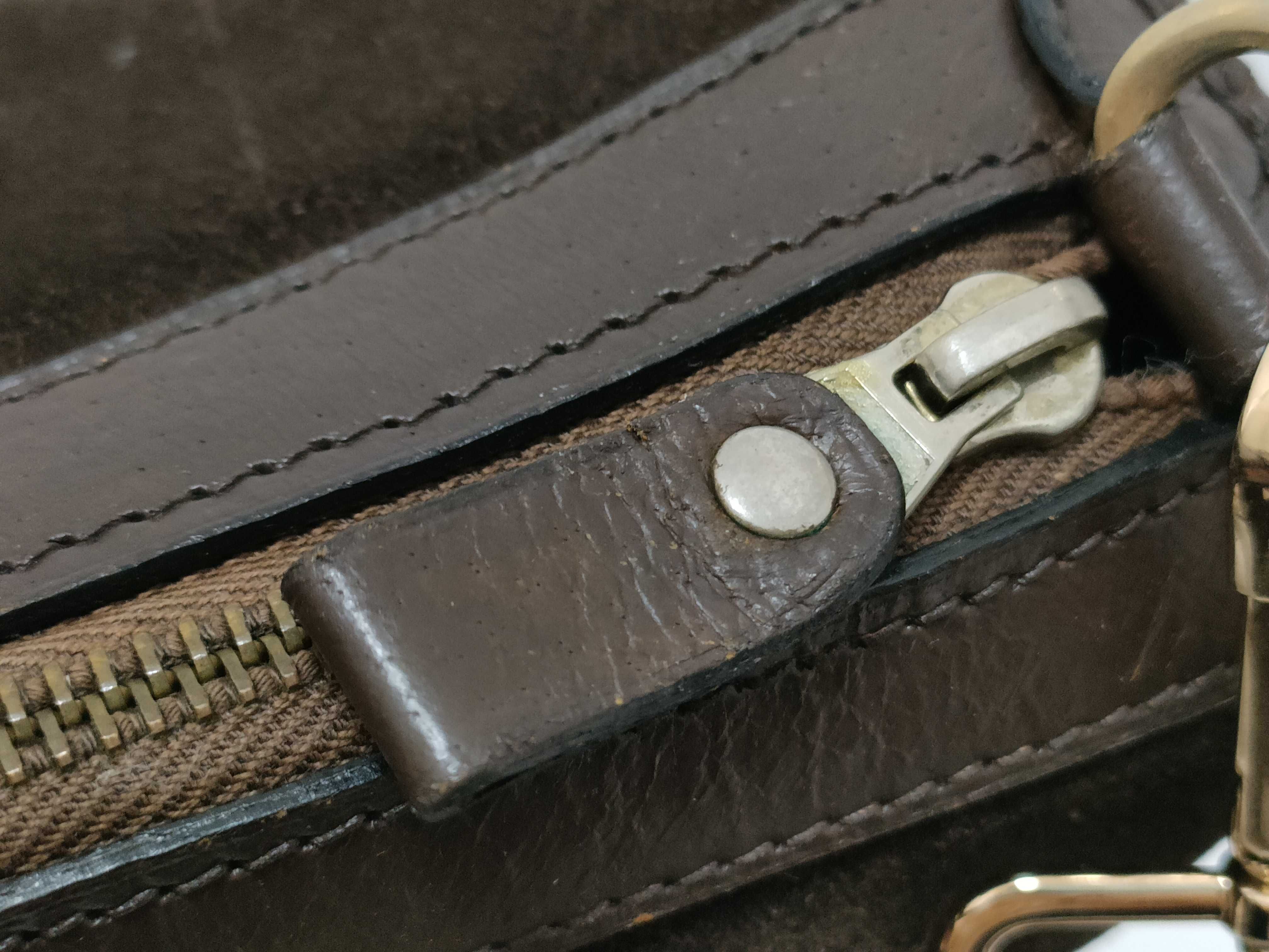 Suede Leather Business Bag Shoulder Bag — view 15