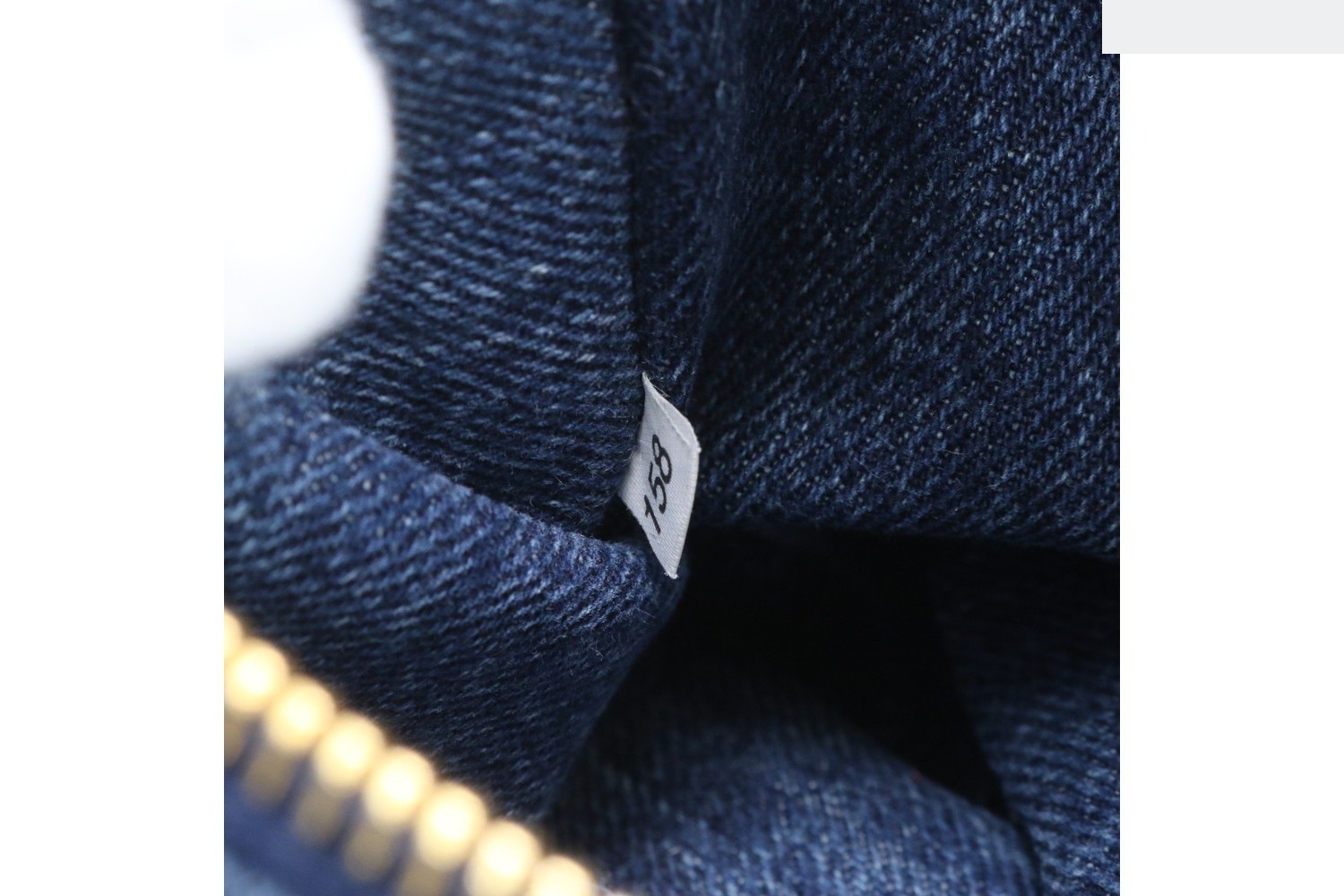 Canapa Denim Triangle Logo Tote Bag (Shoulder Bag) — view 9
