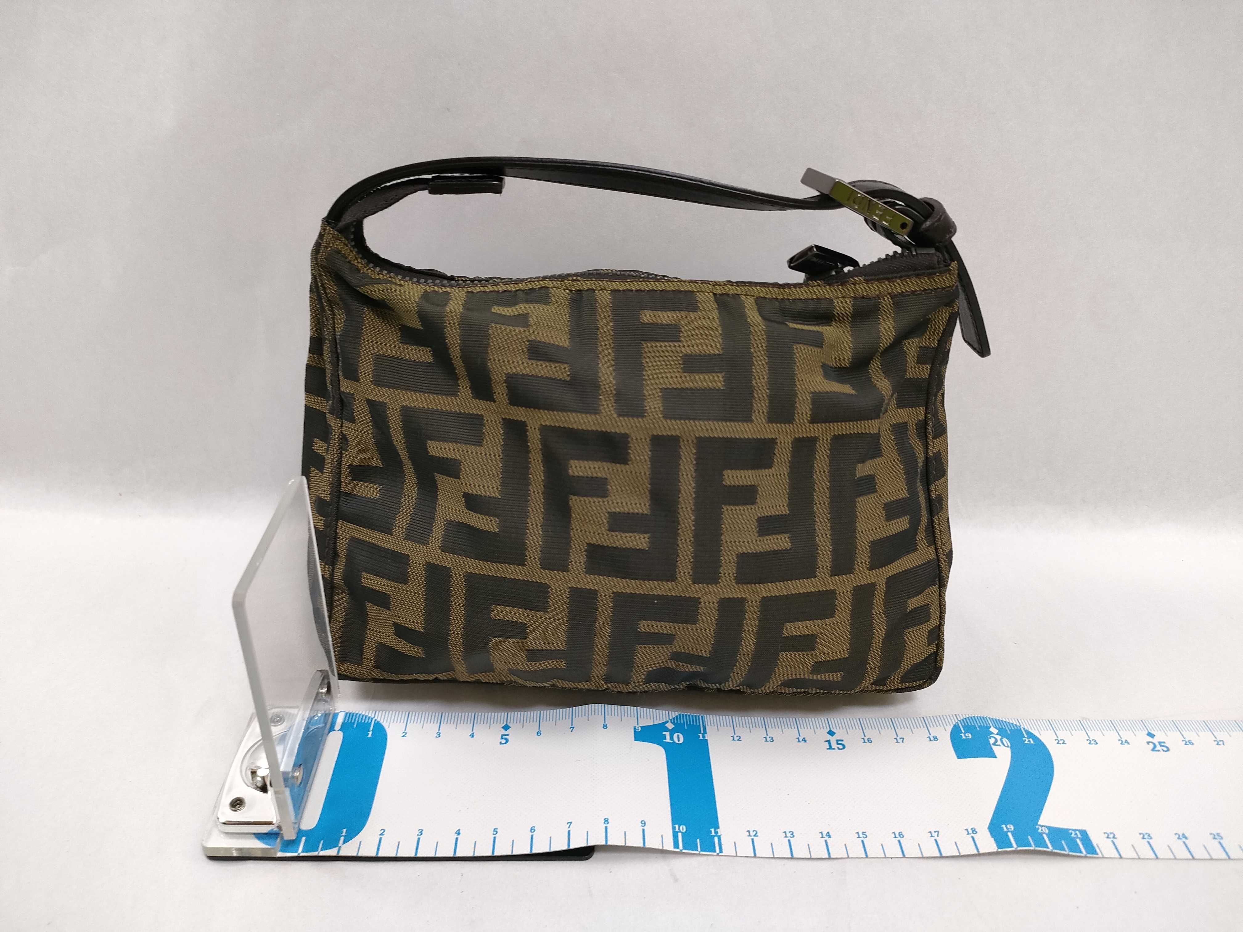Zucca pattern Fendi pouch handbag Zucca handbag — view 2