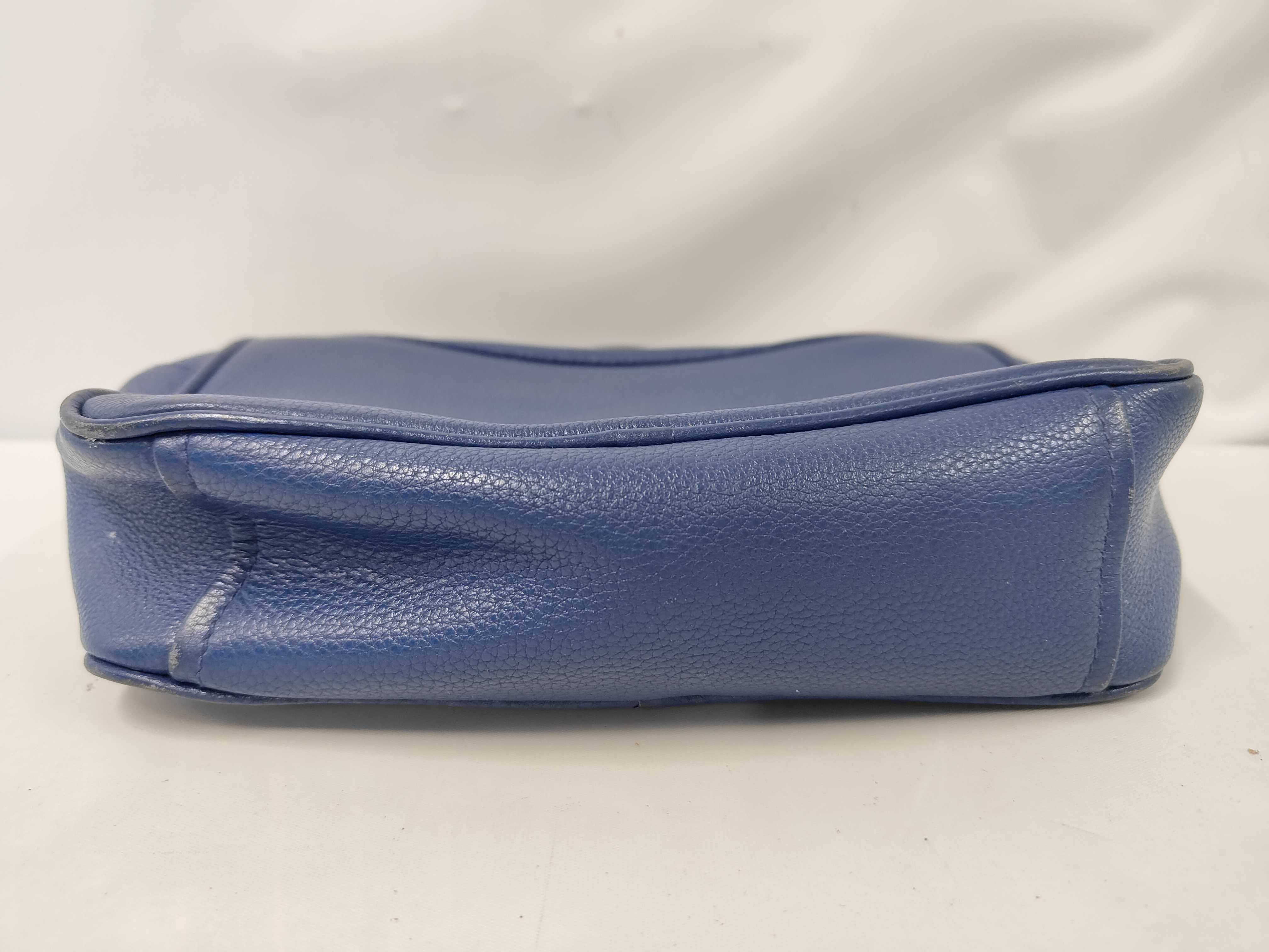 Square Shoulder Bag Vitello Blue Prada Shoulder Bag — view 3
