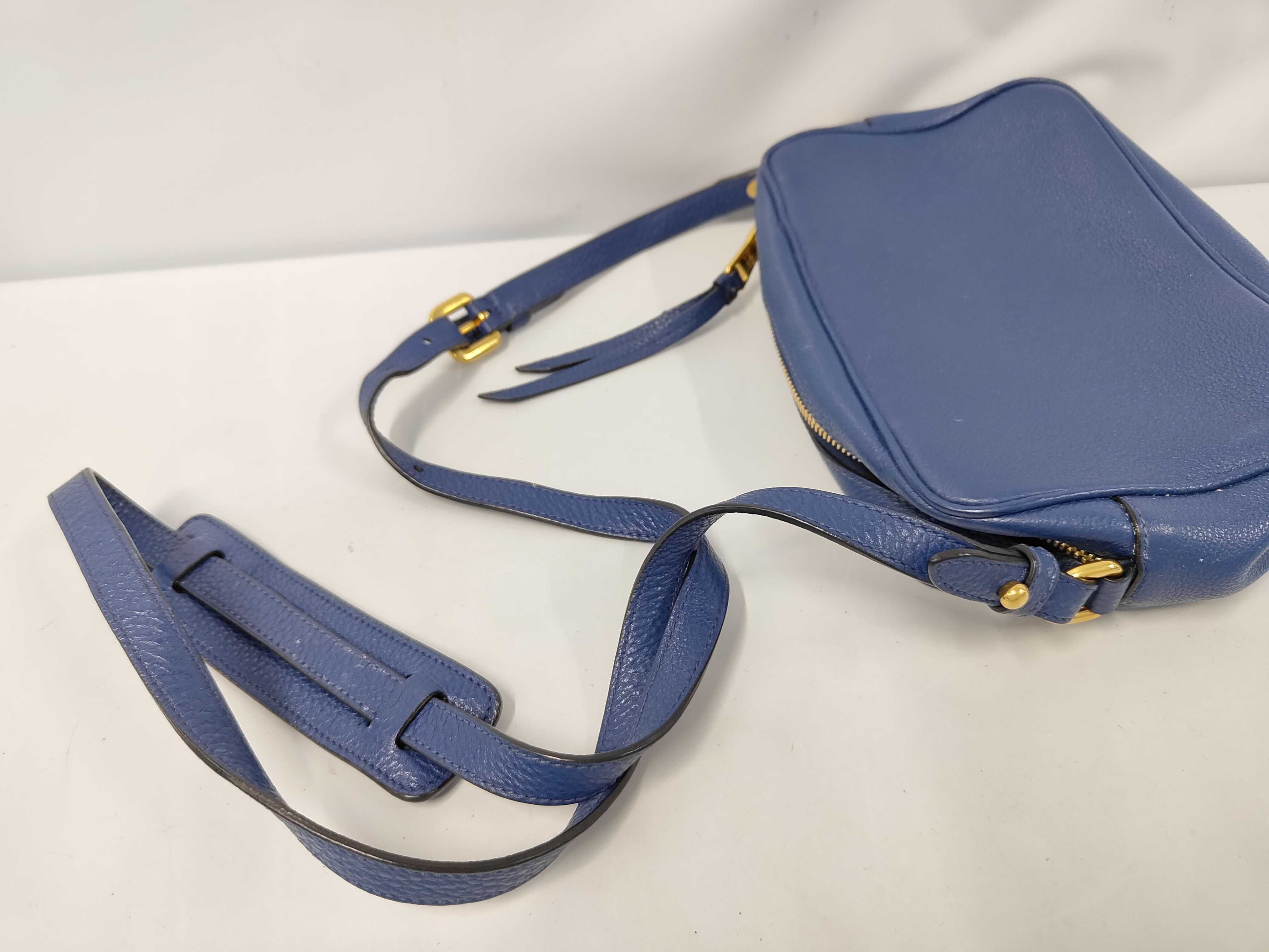 Square Shoulder Bag Vitello Blue Prada Shoulder Bag — view 5