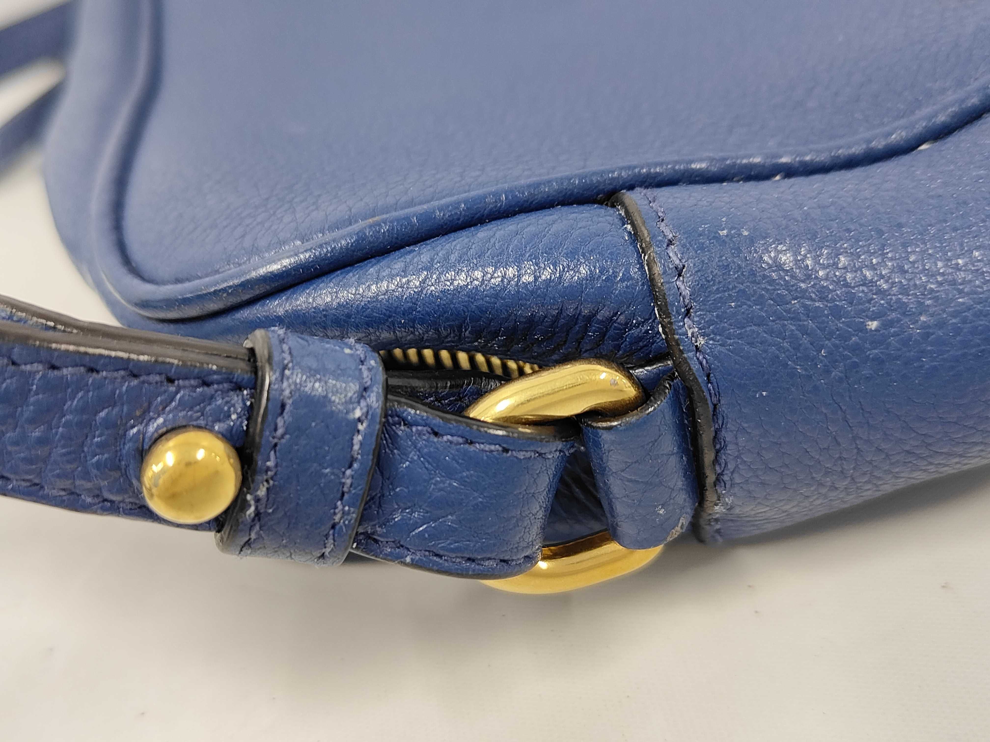 Square Shoulder Bag Vitello Blue Prada Shoulder Bag — view 6