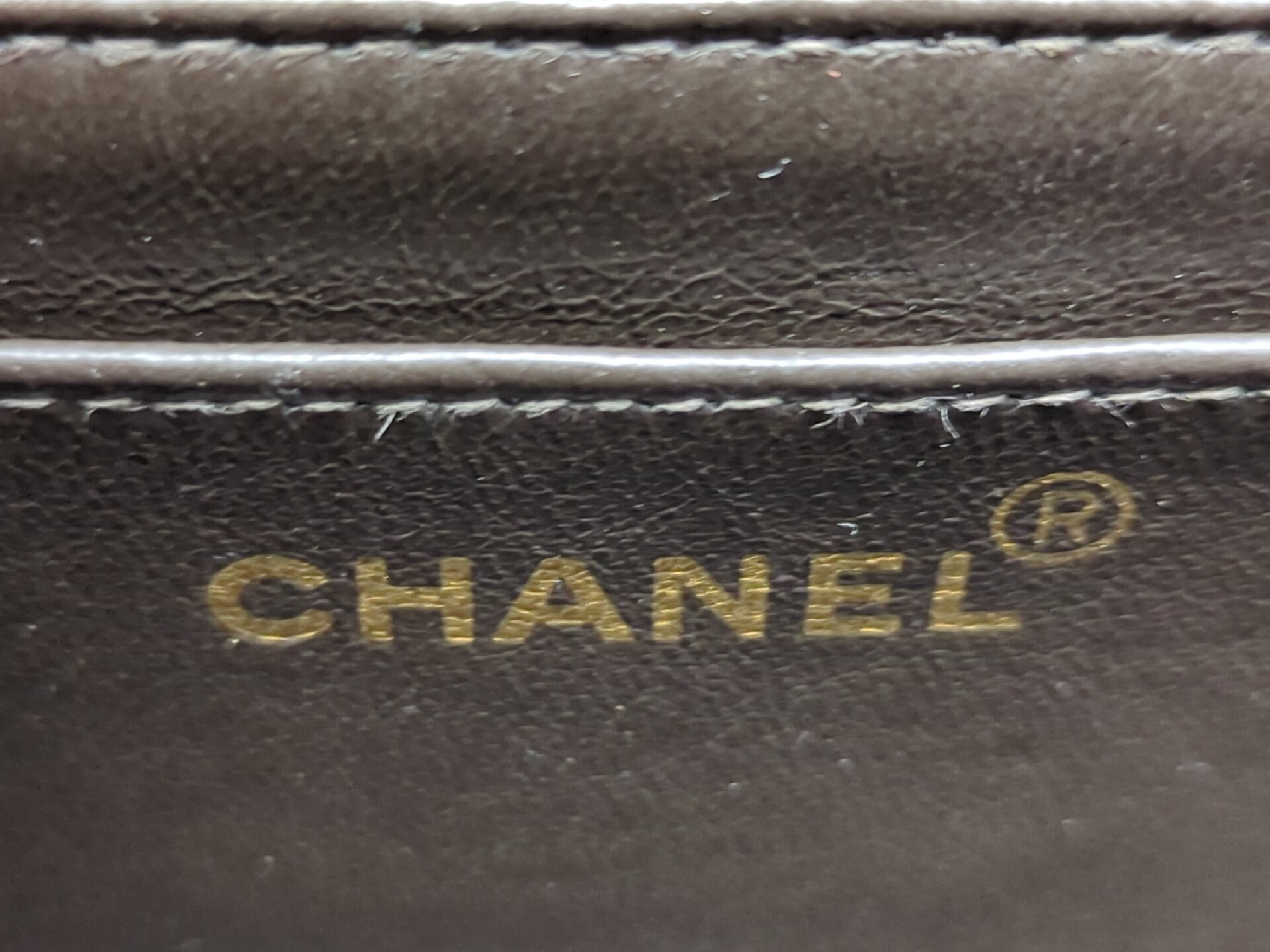 Lambskin Mademoiselle Khaki Chain Shoulder Bag (Serial No. 3) — view 11