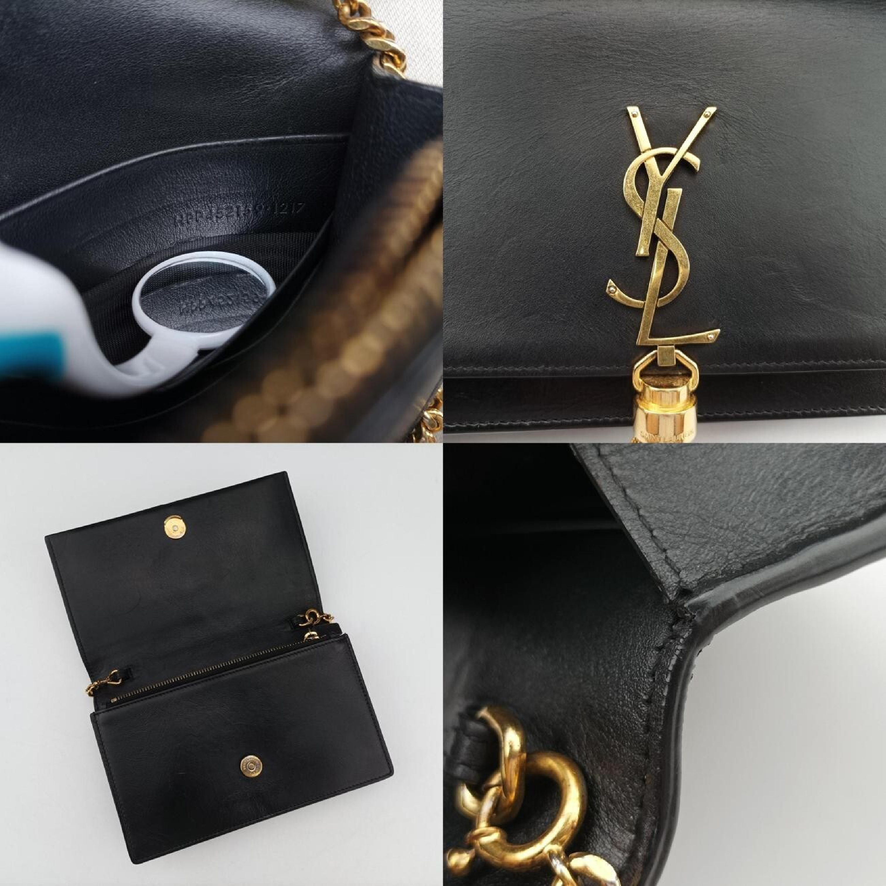 Kate Black Leather Shoulder Bag 452159 HPP452159.1217 — view 8