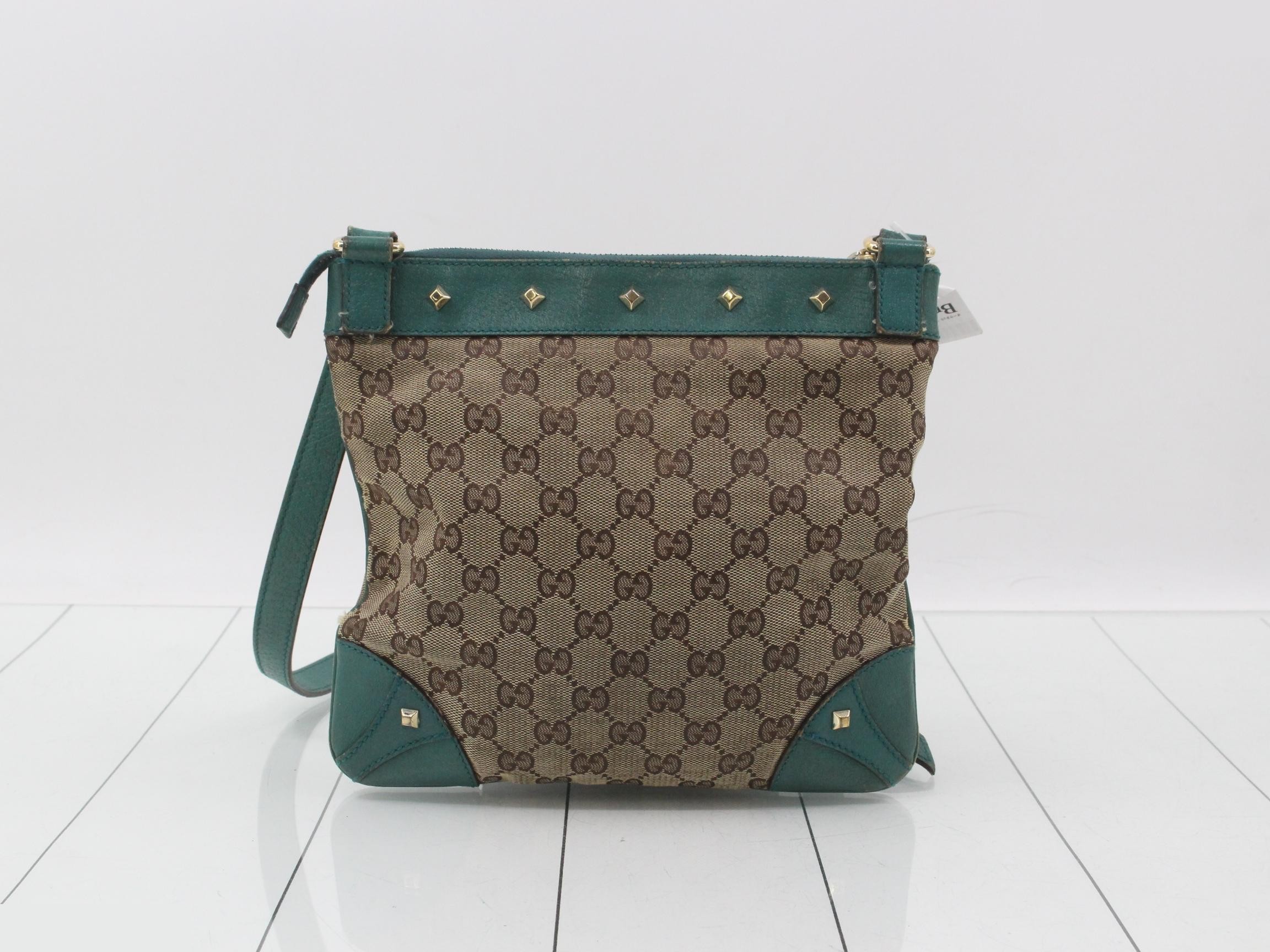 GG Canvas Leather Shoulder Bag — view 2