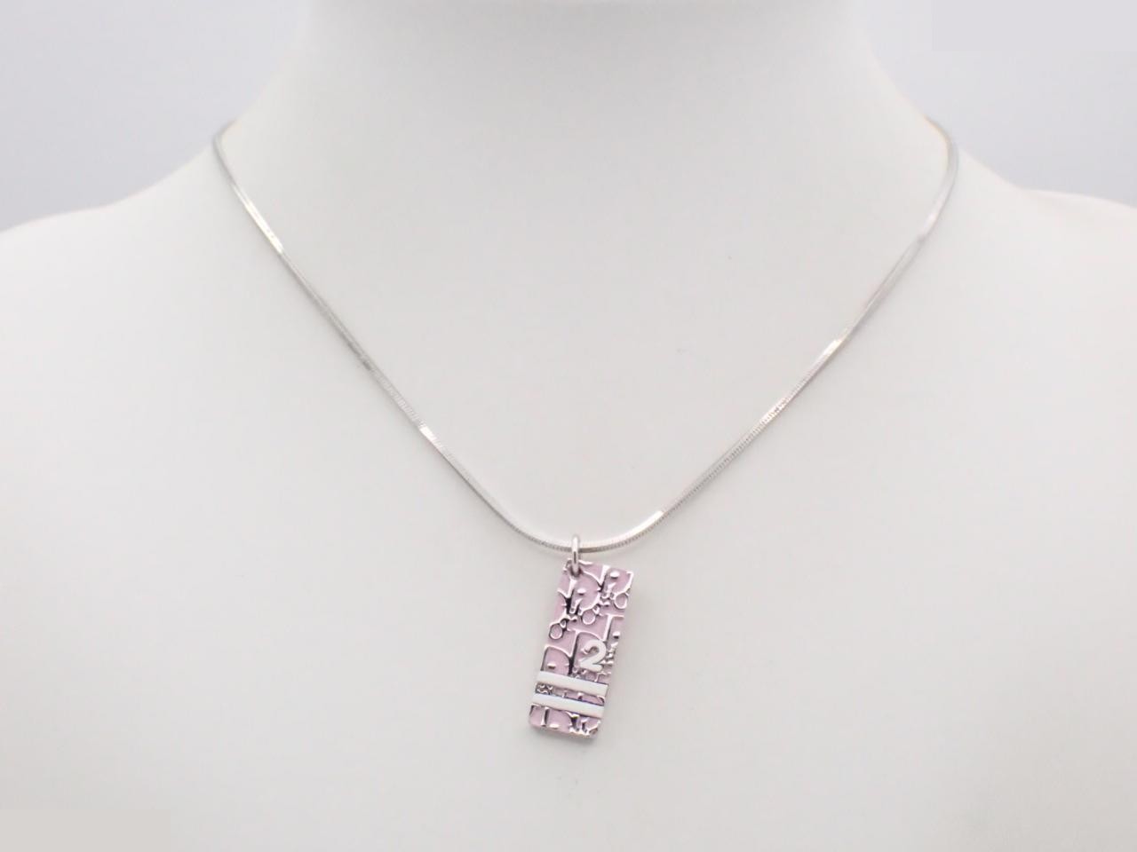 Trotter Pink Necklace, Chain approx. 42cm — view 3
