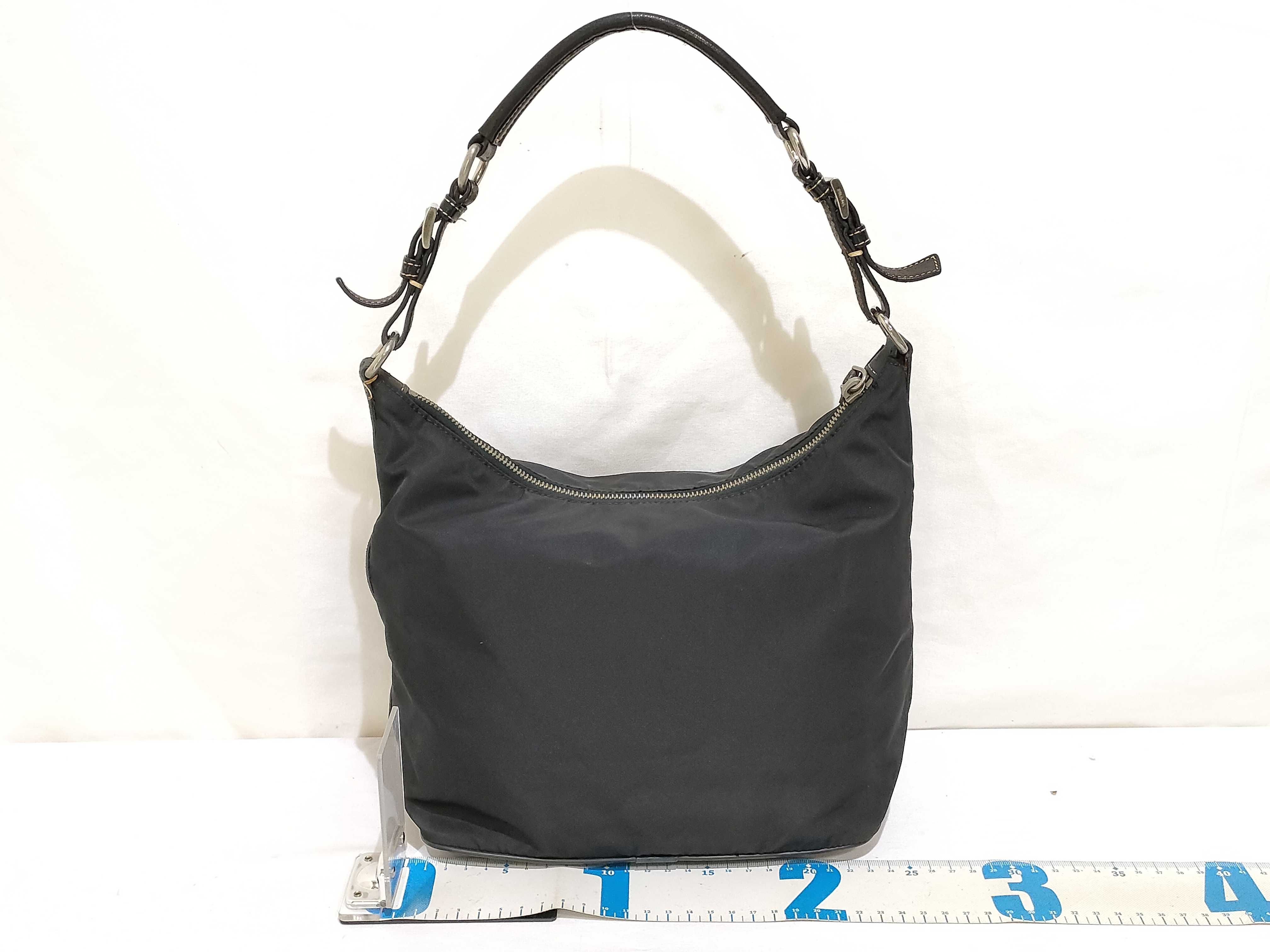 Nylon One-Shoulder Bag, Black — view 2