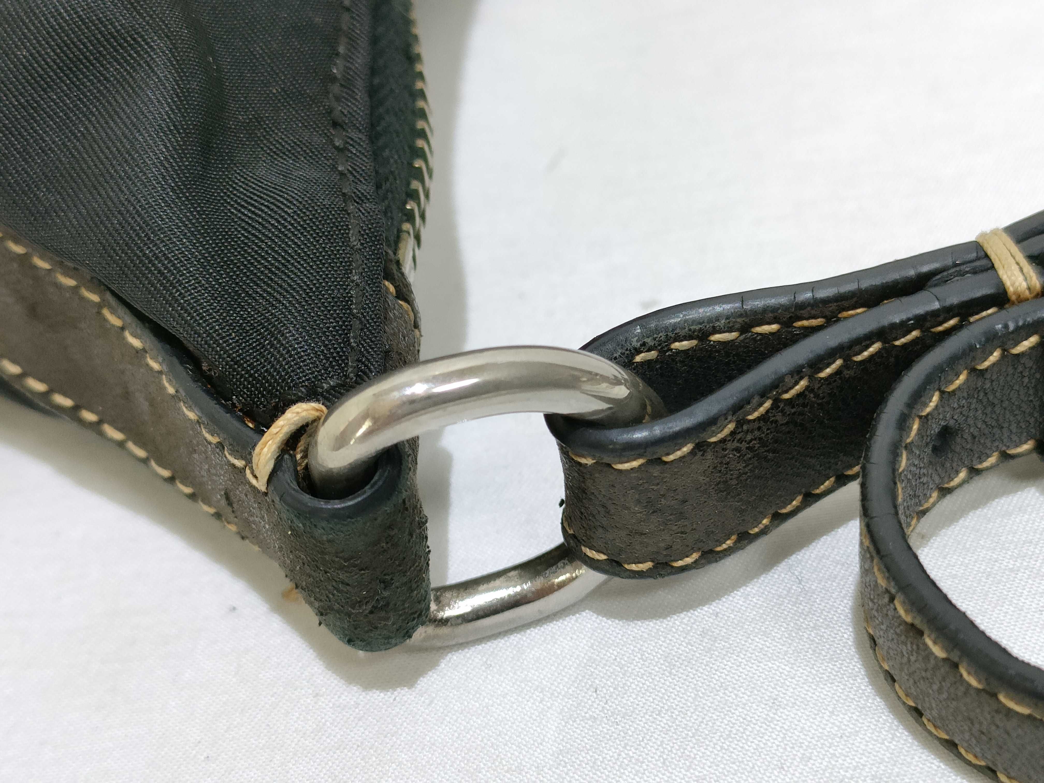 Nylon One-Shoulder Bag, Black — view 5
