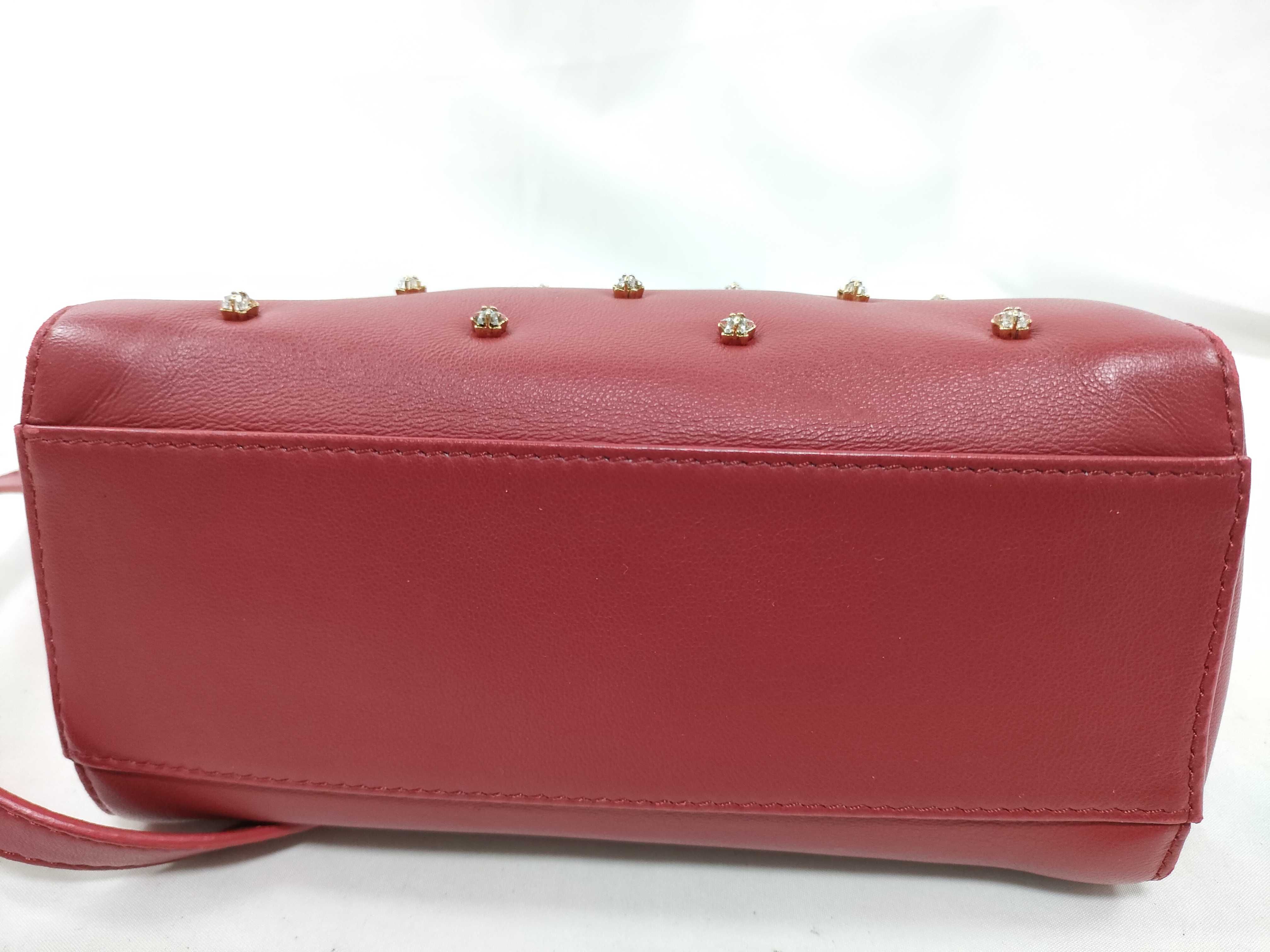Peekaboo XS Leather 2-Way Handbag, Red, 8BN309 (Shoulder Bag) — view 5