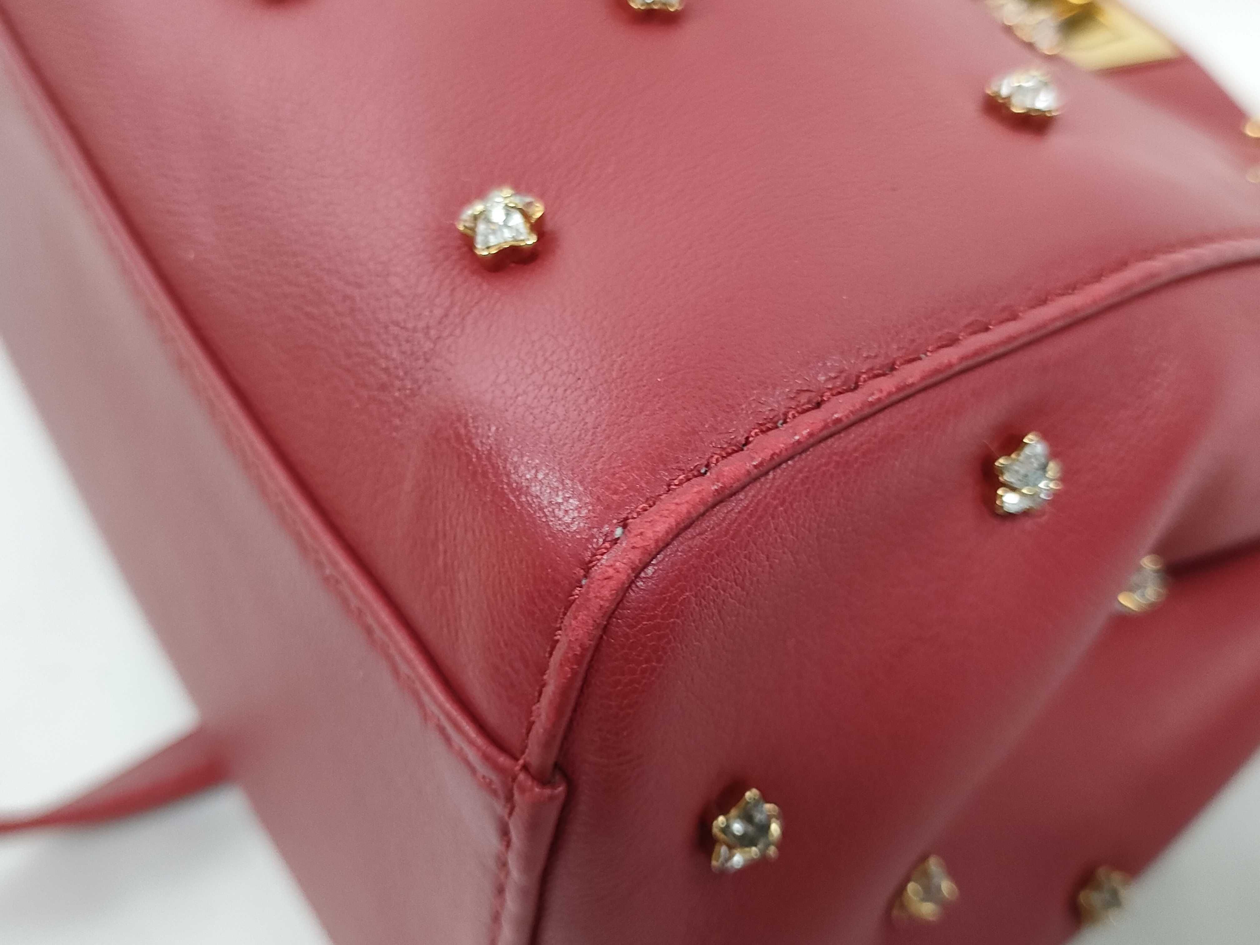 Peekaboo XS Leather 2-Way Handbag, Red, 8BN309 (Shoulder Bag) — view 6