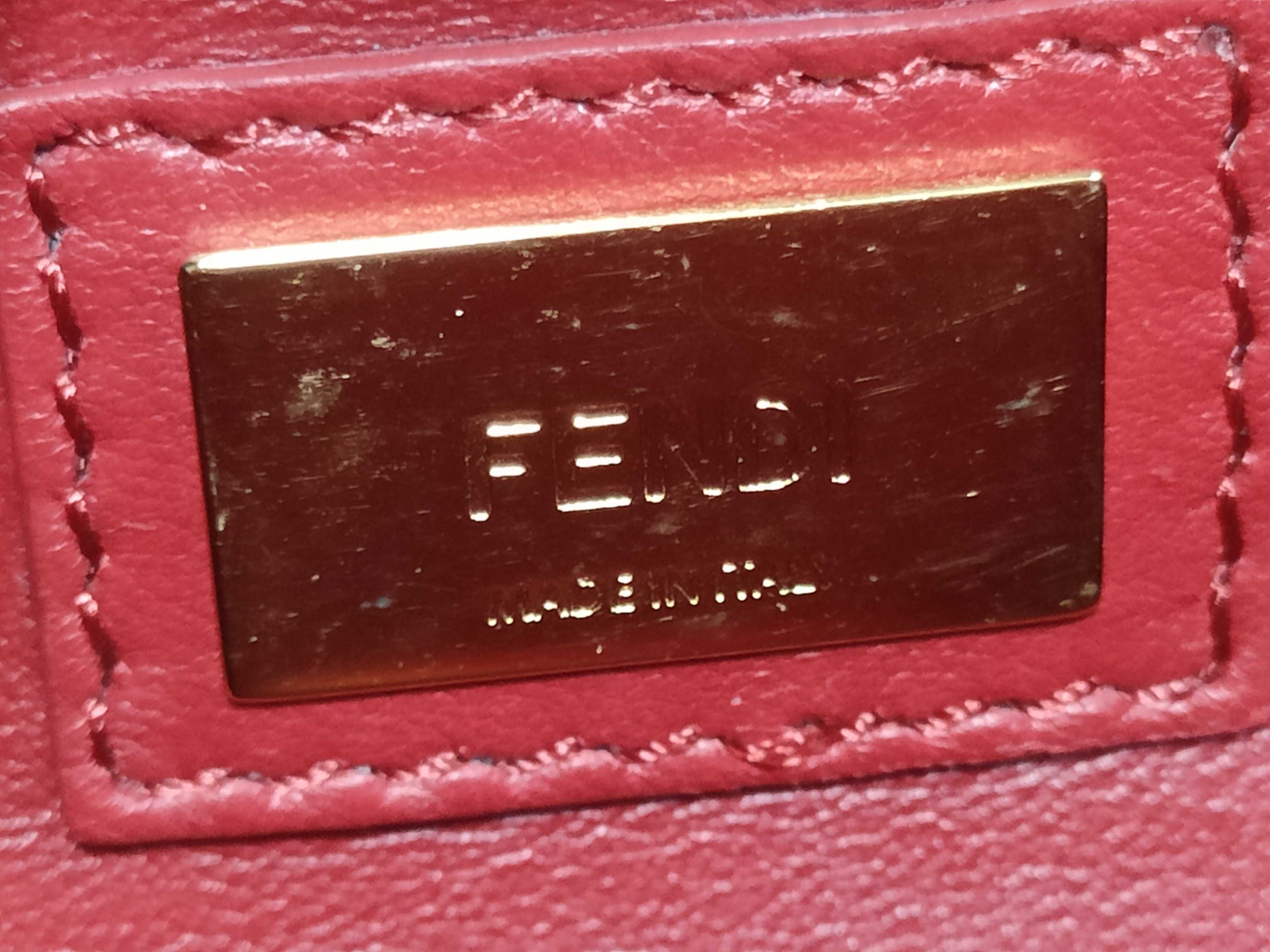 Peekaboo XS Leather 2-Way Handbag, Red, 8BN309 (Shoulder Bag) — view 9