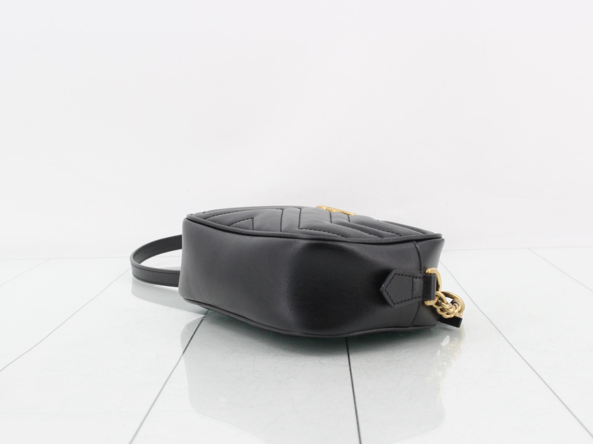 GG Marmont Shoulder Bag, Leather — view 6