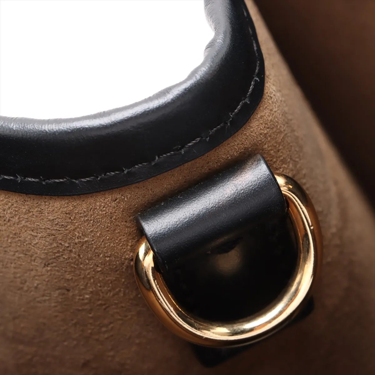 Sunshine Leather Tote Bag, Black, 8BH372 — view 11