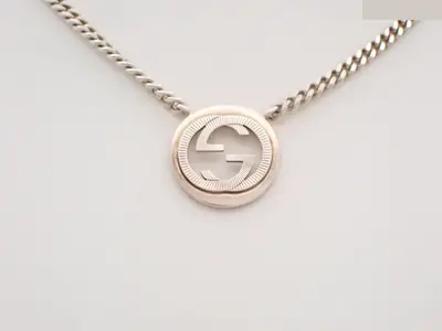 Ag925/18.4g Interlocking Necklace, Chain approx. 45cm