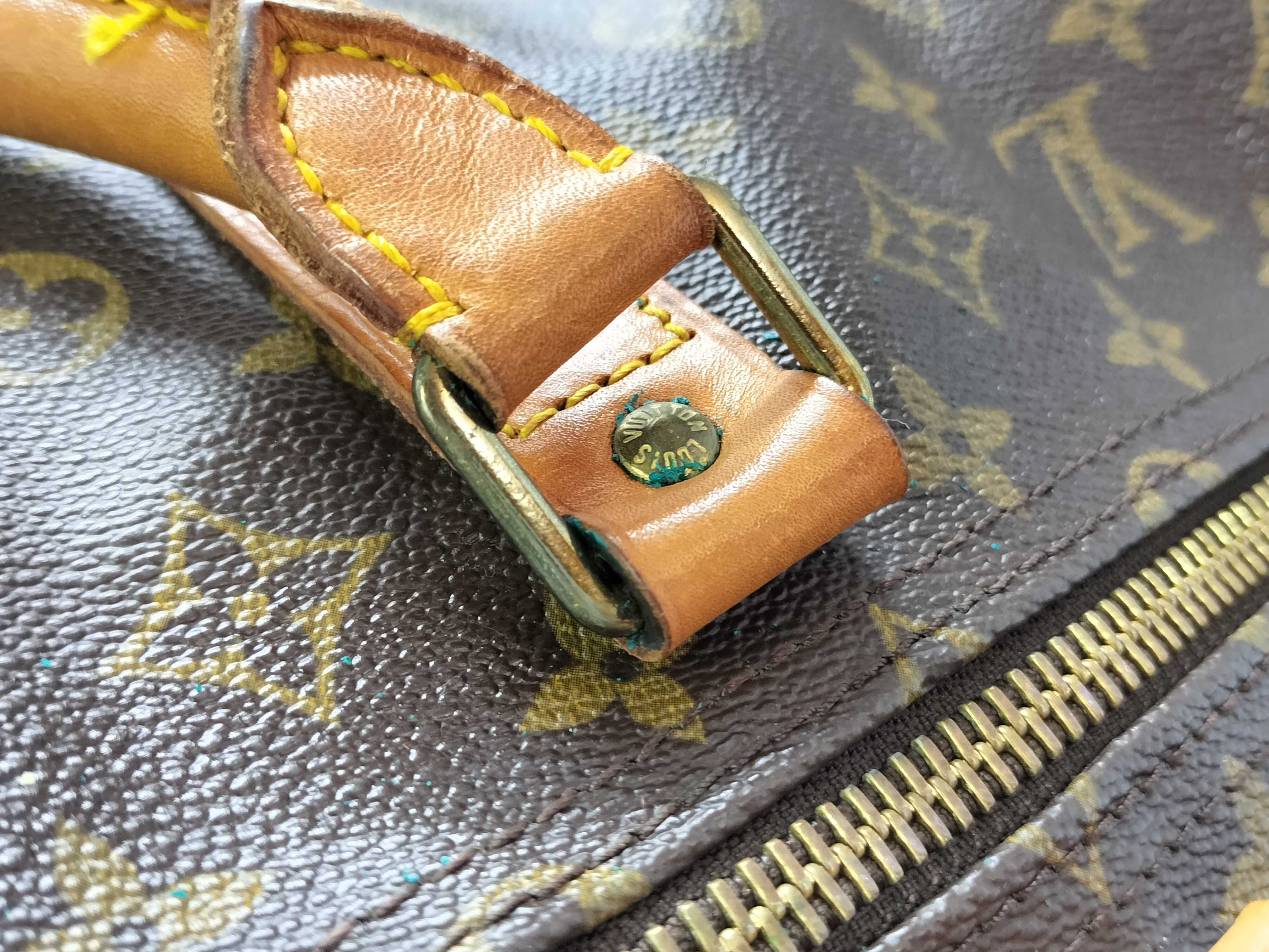 Monogram Keepall Bandoulière 60 M41412 FH0950 Brown Boston Bag — view 5