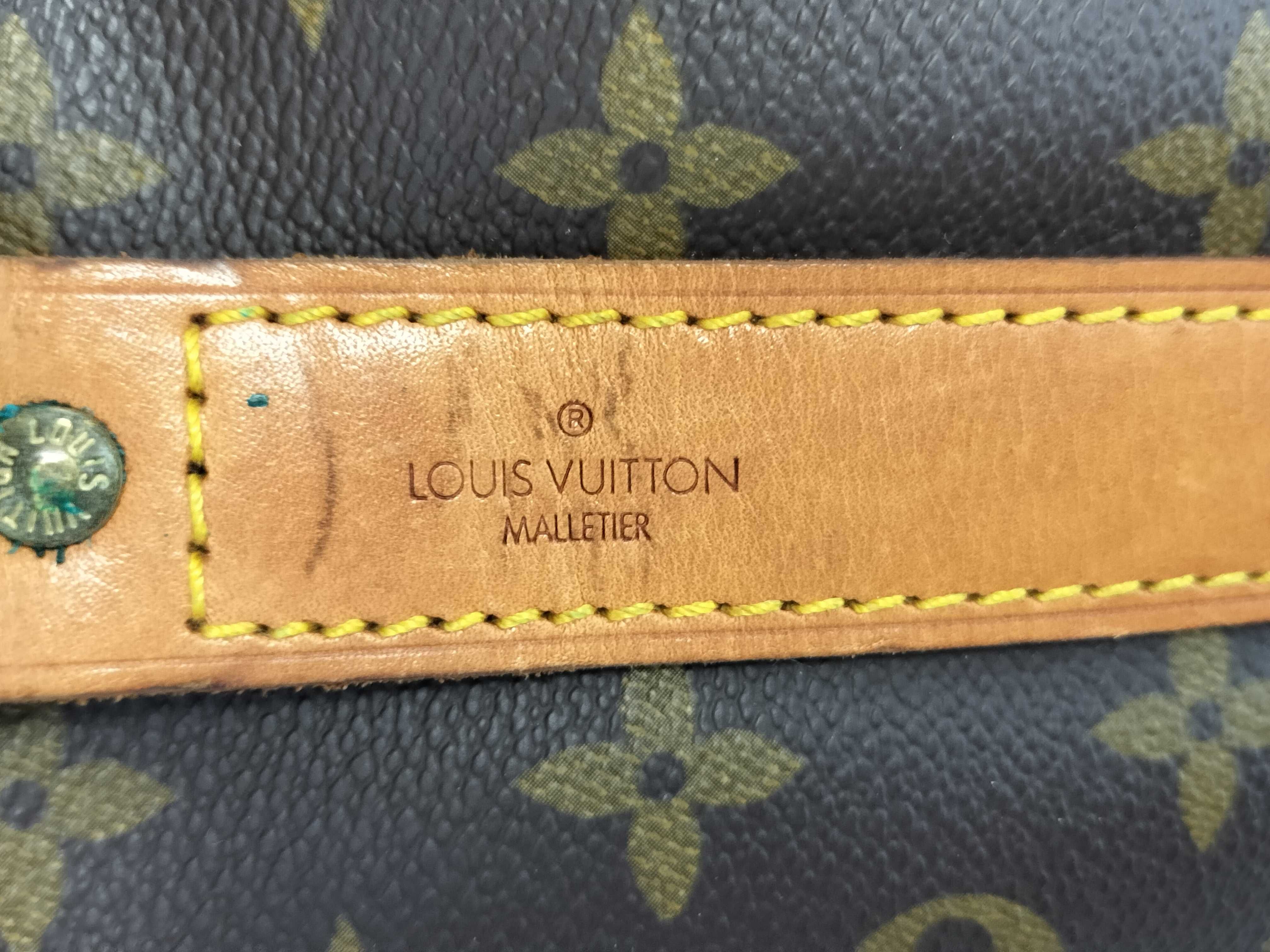 Monogram Keepall Bandoulière 60 M41412 FH0950 Brown Boston Bag — view 9