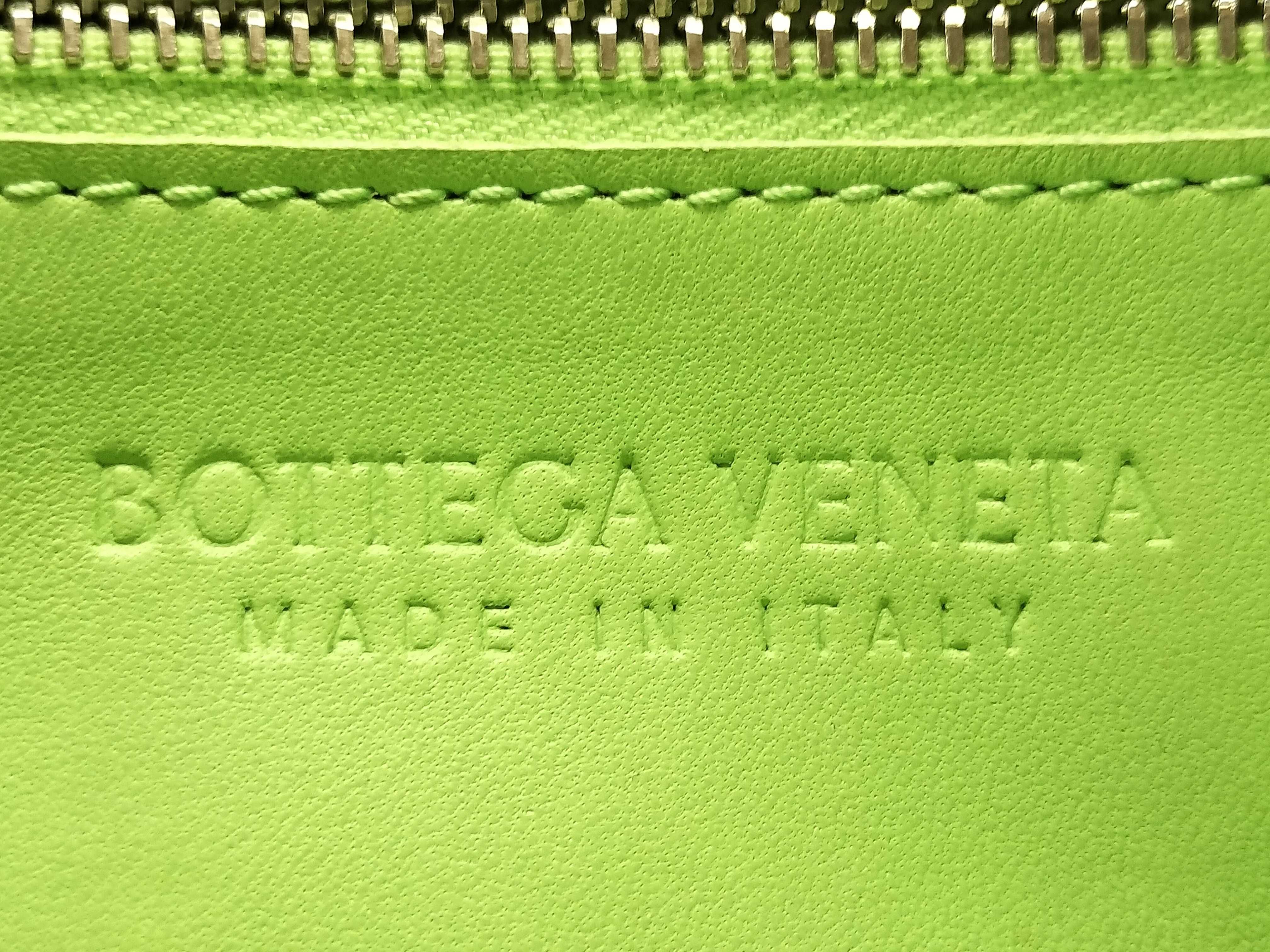 KR- Maxi Intrecciato Cassette Leather Shoulder Bag Green - Grade Shoulder Bag — view 13